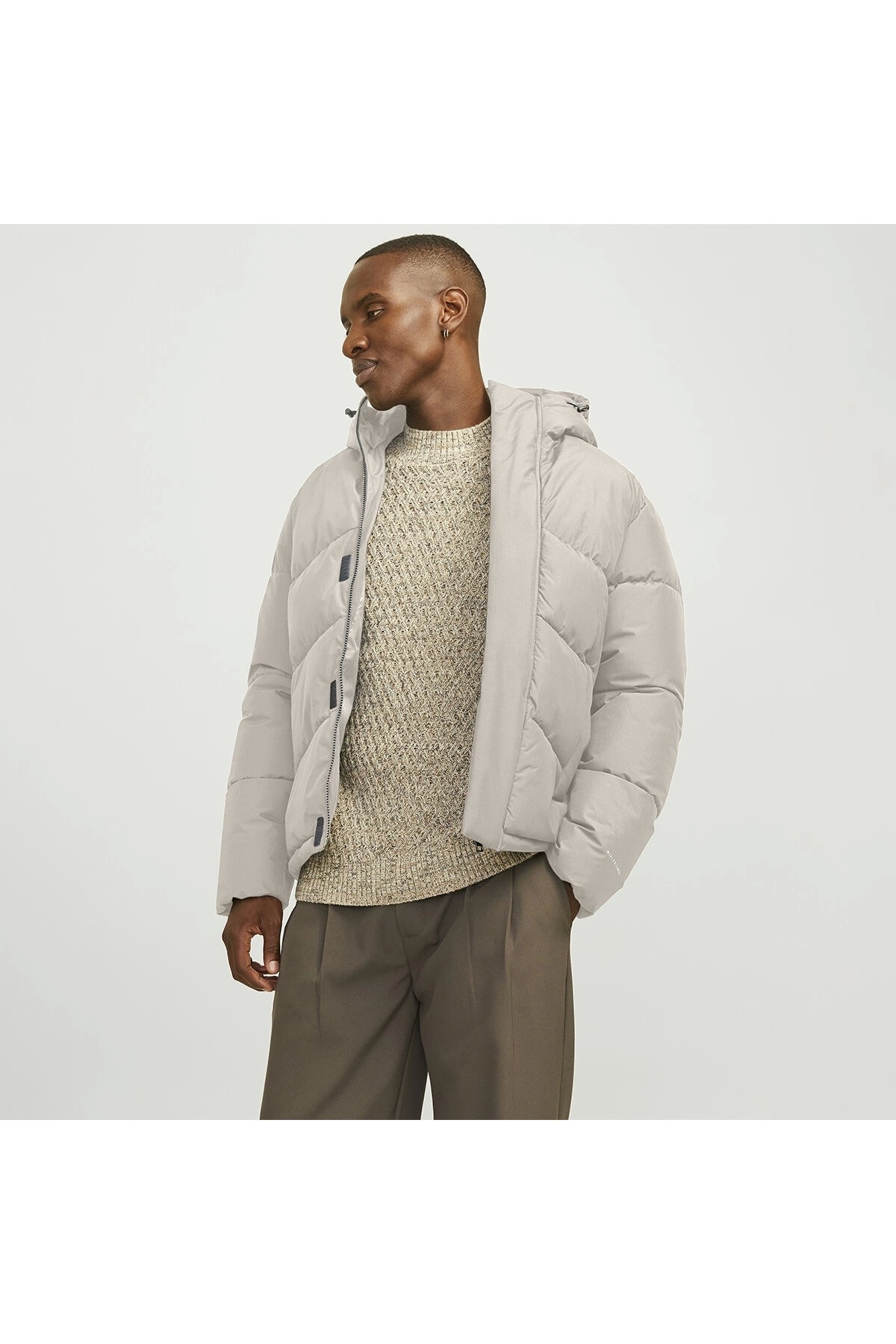 جک اند جونز پالتو مردانه Jack&jones 12259850 - بژ