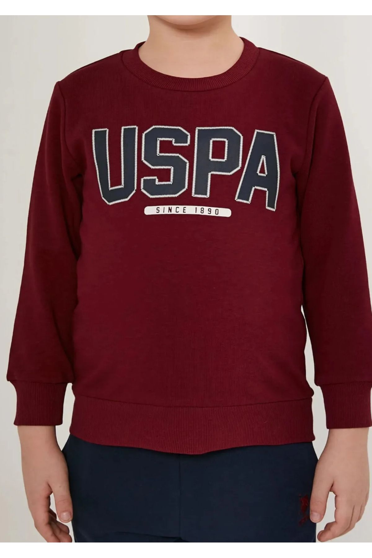 کت و شلوار با چاپ قرمز کلارت پسرانه U.S. Polo Assn.