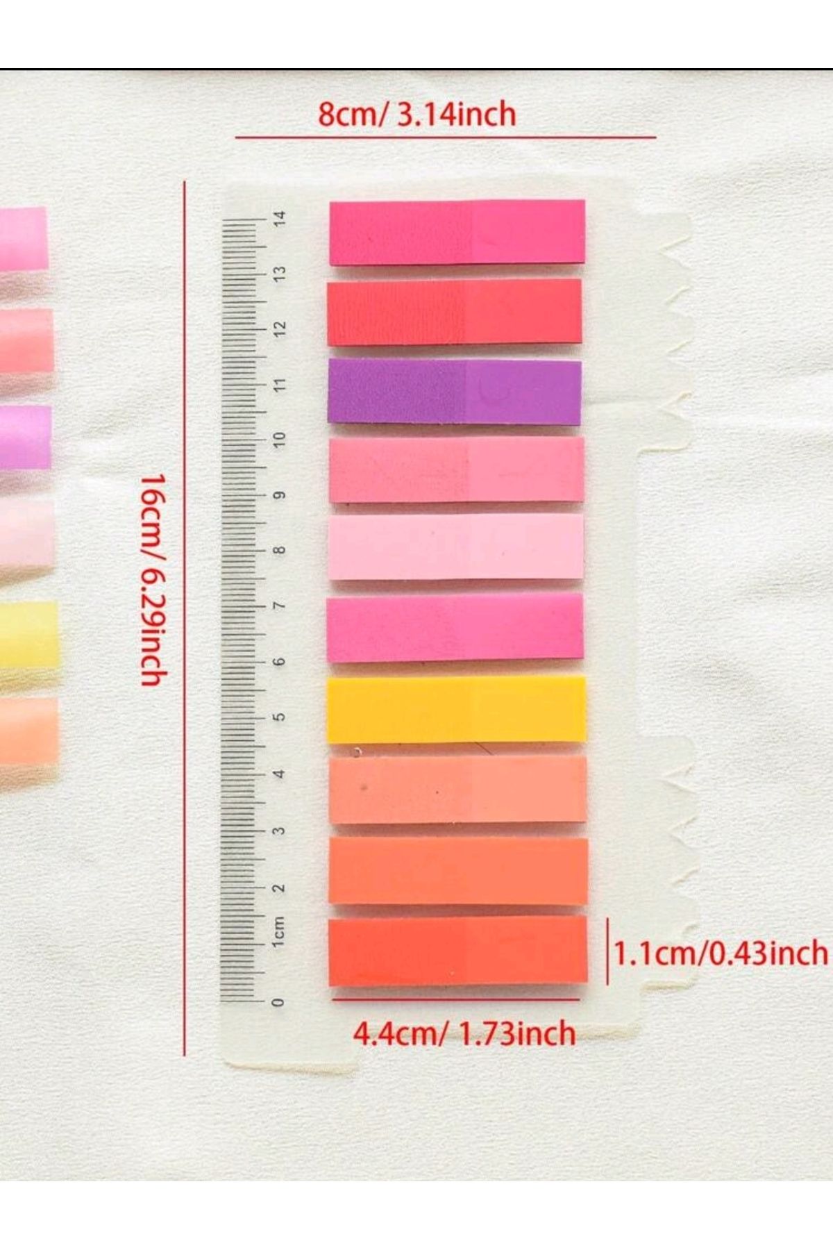 Mansura-200 Sheets Post-It Adhesive Note Paper - Index Sticker Index 3