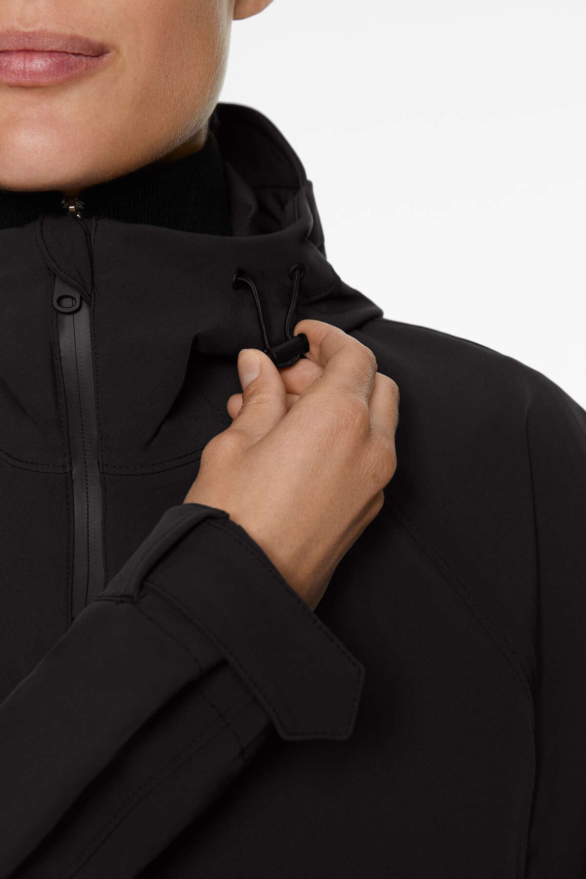 Oysho-Long 5k water-resistant jacket 4