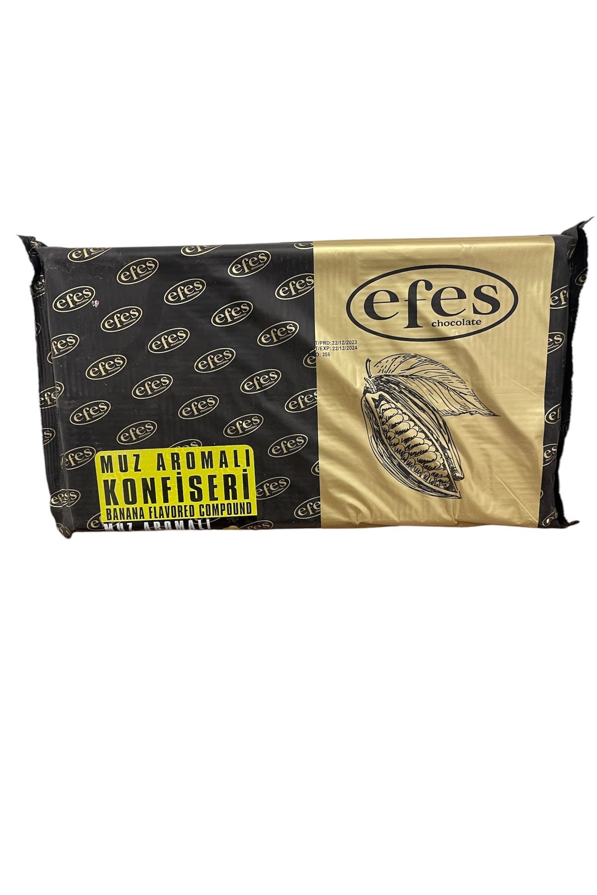 EFES ÇİKOLATA MUZ AROMALI KONFİSERİ 2,5 KG.