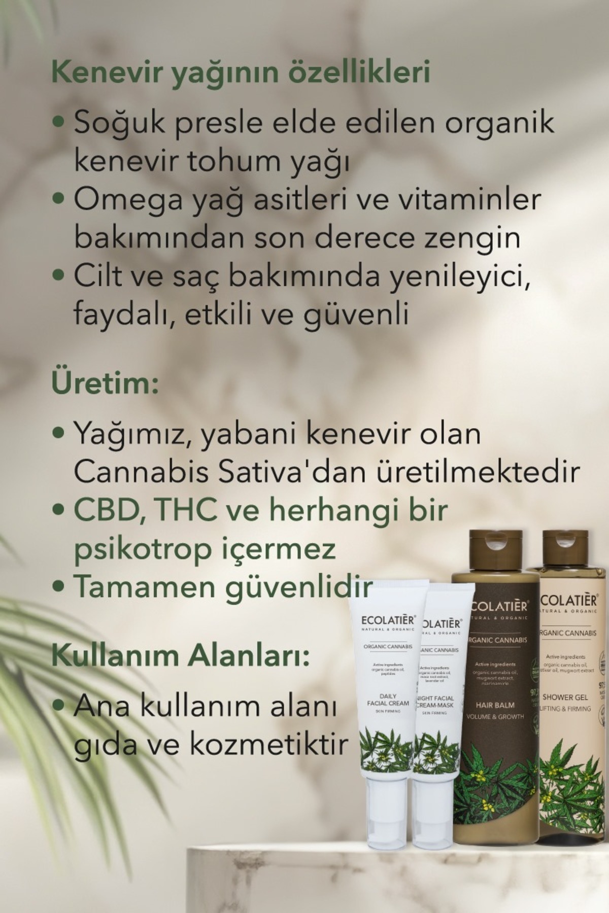 Selülit Karşıtı Vücut Peelingi Organik Kenevir Yağlı Sıkılaştırıcı 300 g — TYC3GJJCSN171103347487541 — تصویر 4 از 6