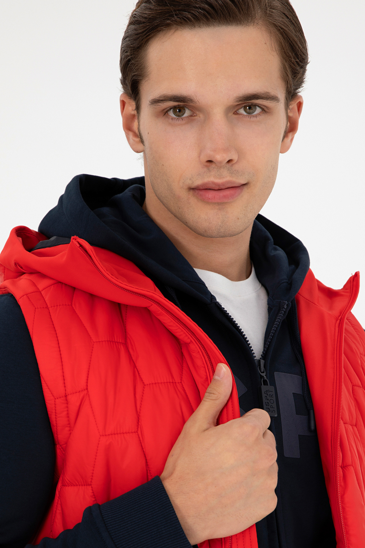 جلیقه مردانه هودی | یو اس پولو U.S. Polo Assn. 1083711 CN - تصویر 2
