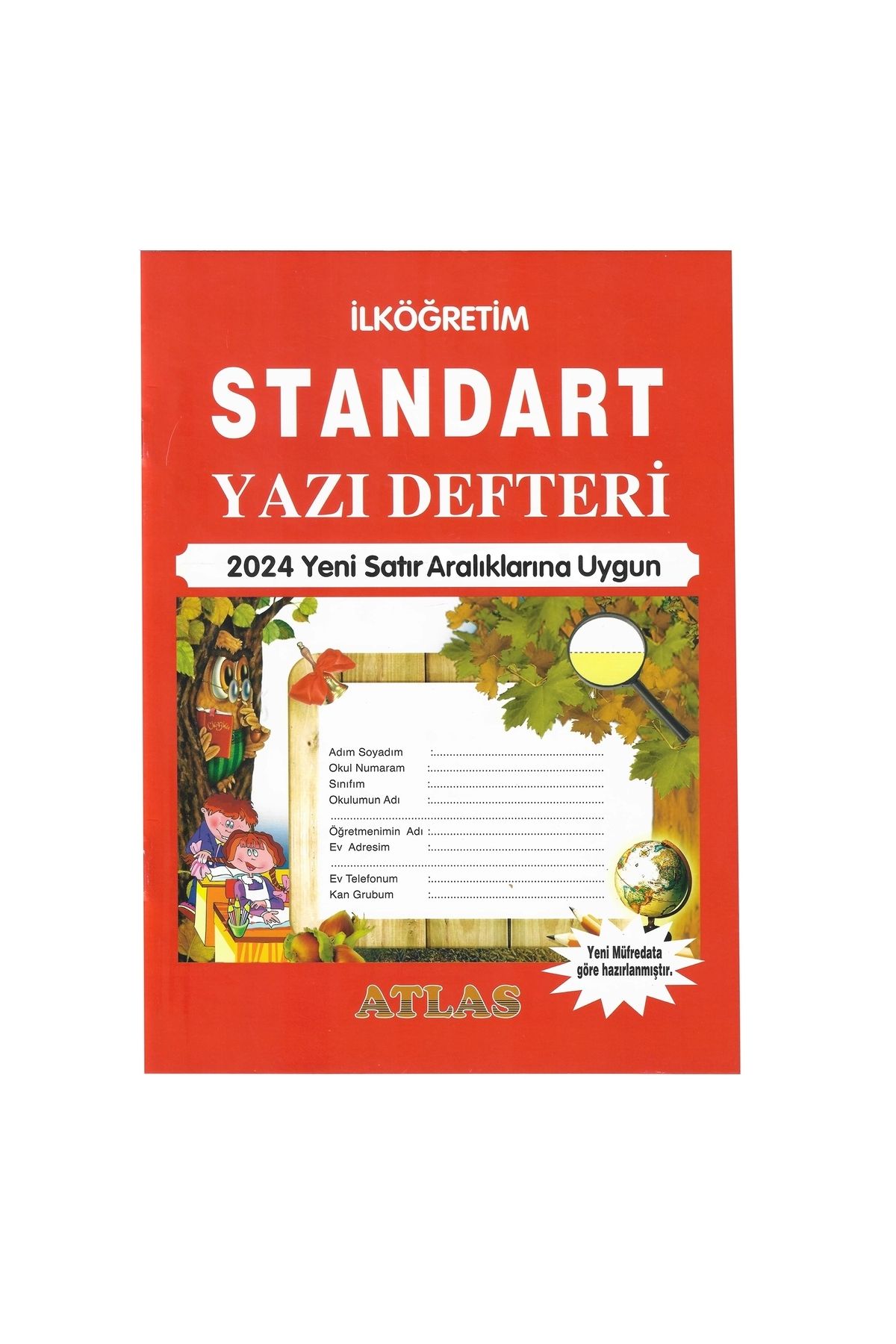Atlas-Elementary 2024 New Standard Writing Pads Suitable for Line Ranges 3 Pieces 2