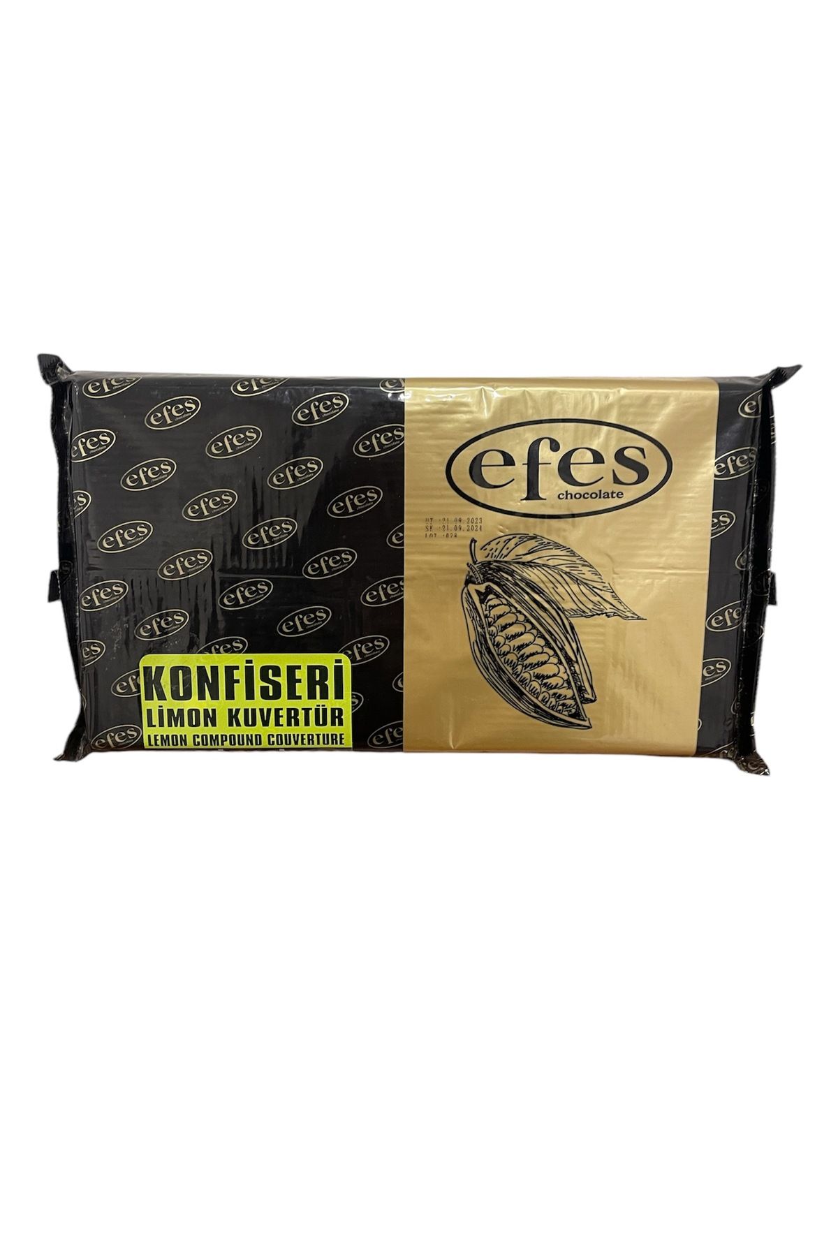 EFES ÇİKOLATA LİMON AROMALI KONFİSERİ 2,5 KG.