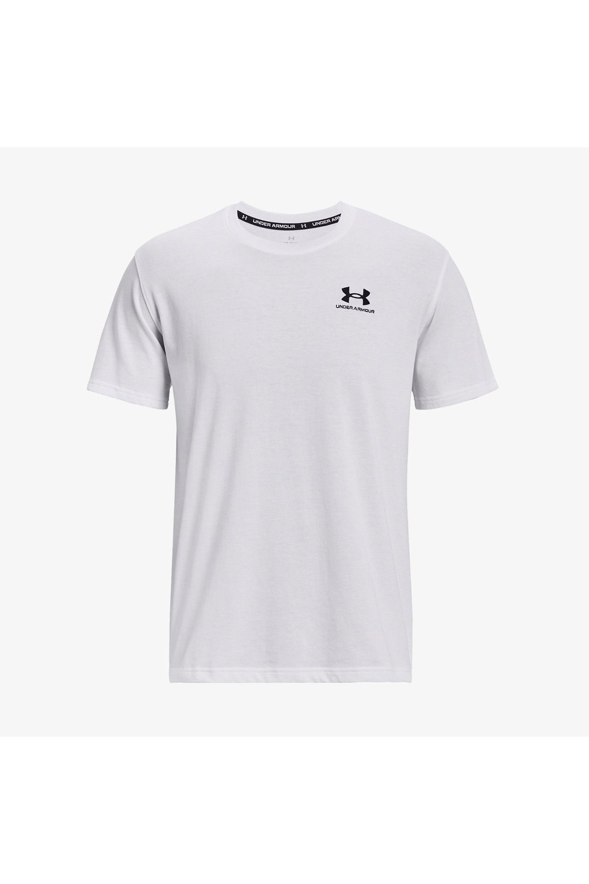 تی شرت سفید مردانه آرم کوتاه مدت سنگین وزن آستین 1373997 100 Under Armour