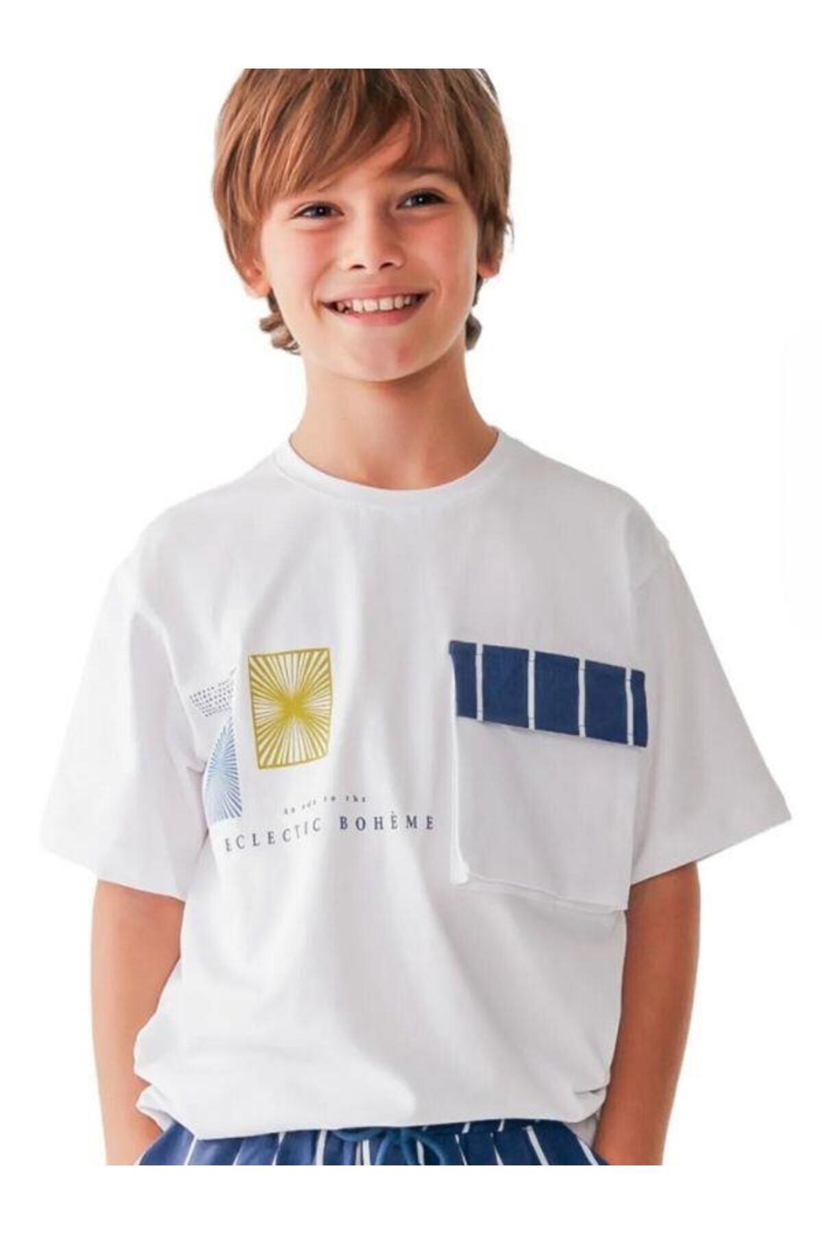 NK-Boy's T-shirt - Printed Front and Pocket Detail 2