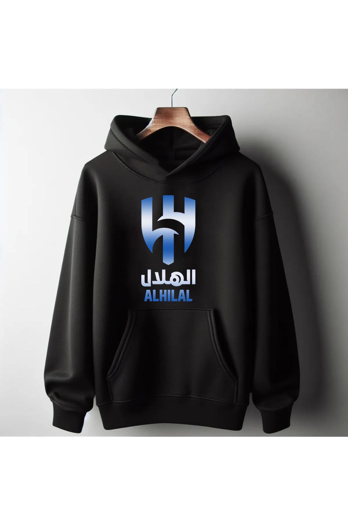 Pisa Art Al Hilal Degrade Geçişli Özel Tasarım Taraftar Sweatshirt