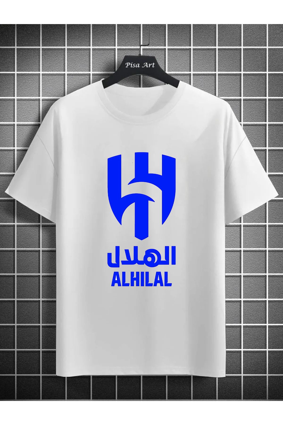 Pisa Art Al Hilal Degrade Geçişli Özel Tasarım Taraftar T-Shirt