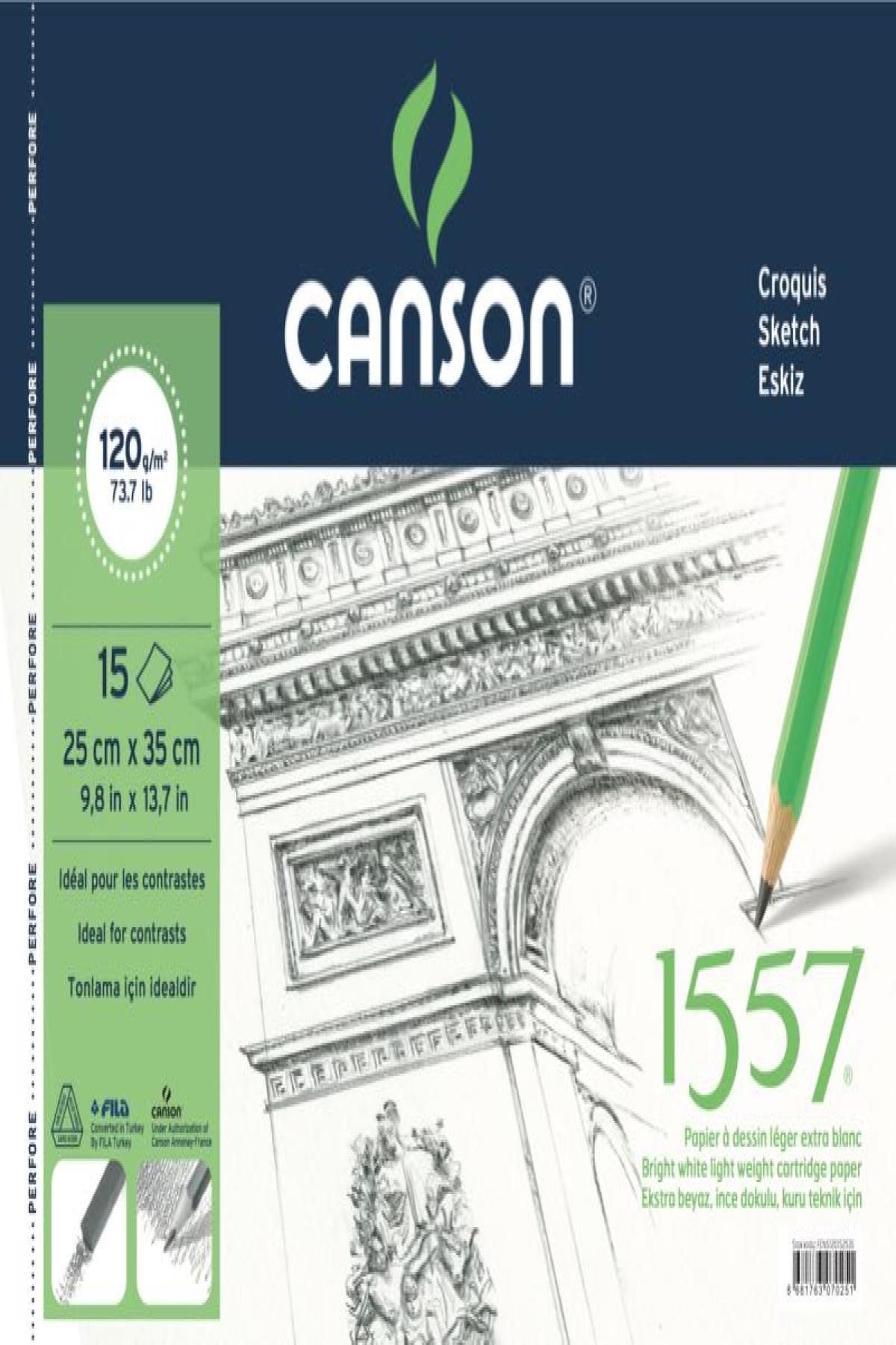 Nextpage Canson 25*35 Spiralli Resim Ve Çizim Blok Defter 120 Gr. 15 Yp. Fcns120152535