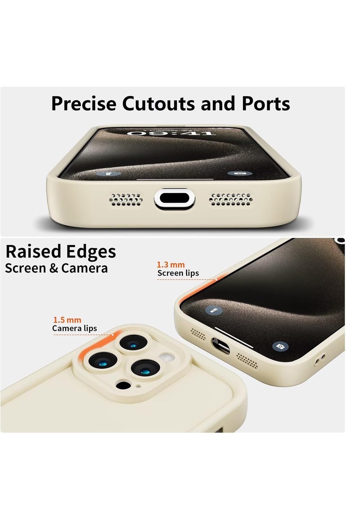 m.tk moveteck-Samsung Galaxy A06 Case Soft Colorful Launch Silicone Camera Protected with Protruding Edge 3D Coffe 5