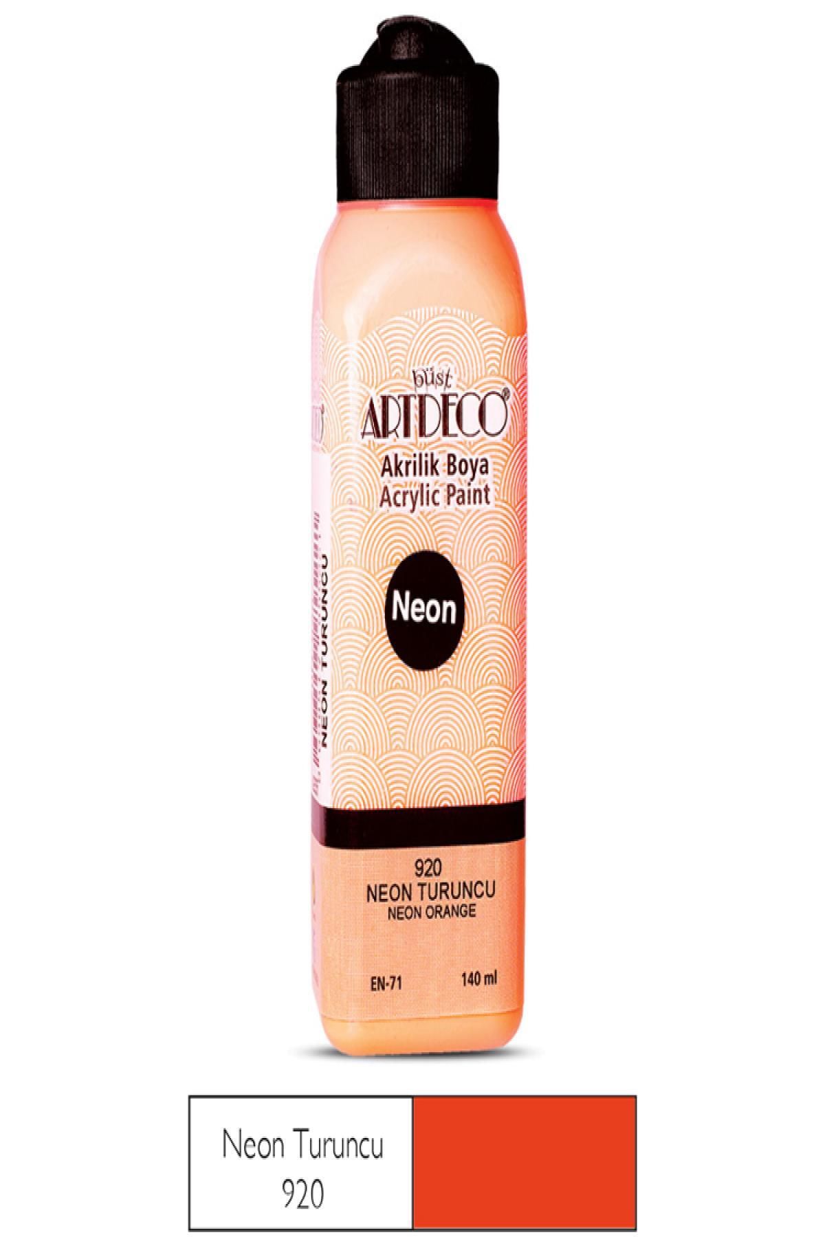 Nextpage Artdeco Neon Akrilik Boya 140 Ml Neon Turuncu 070R 920