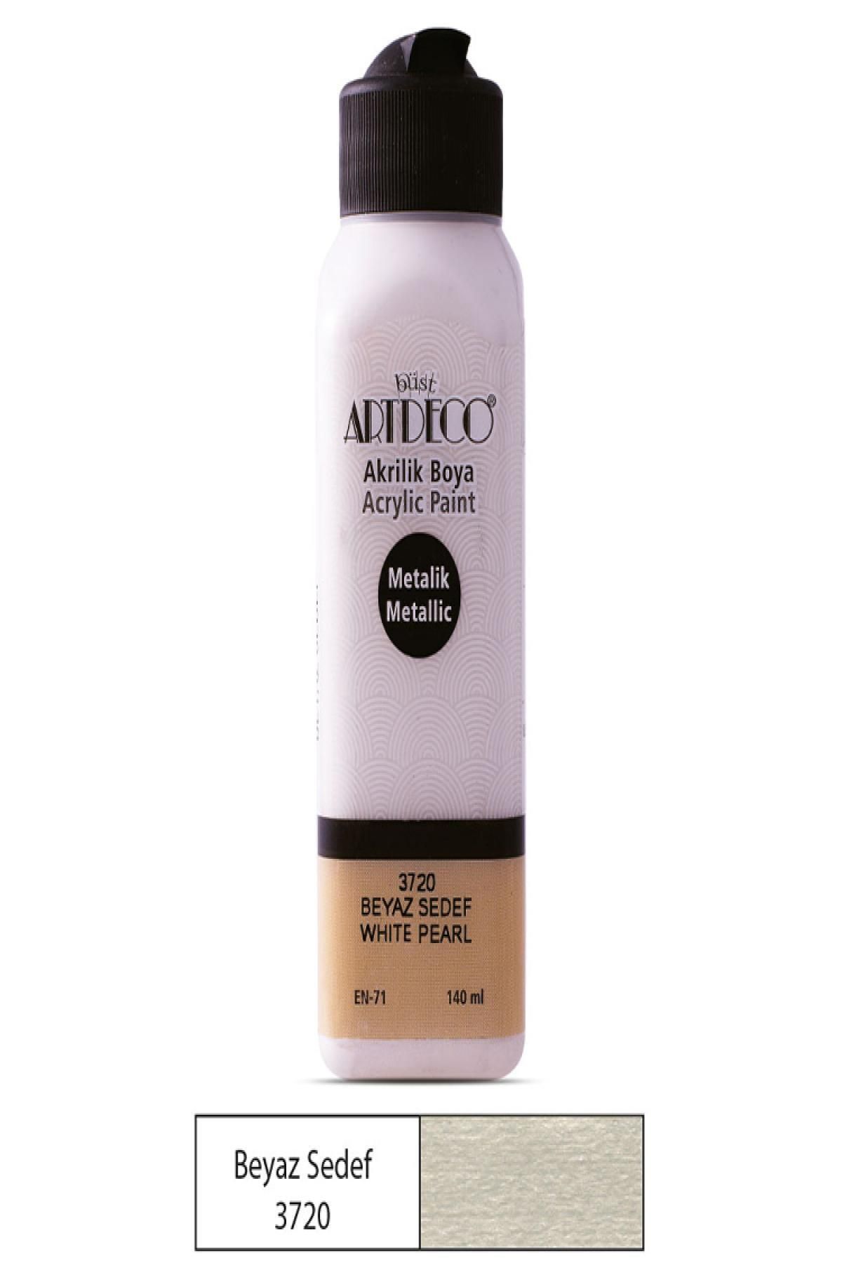 Nextpage Artdeco Metalik Akrilik Boya 140 Ml Beyaz Sedef Y 071R 3720