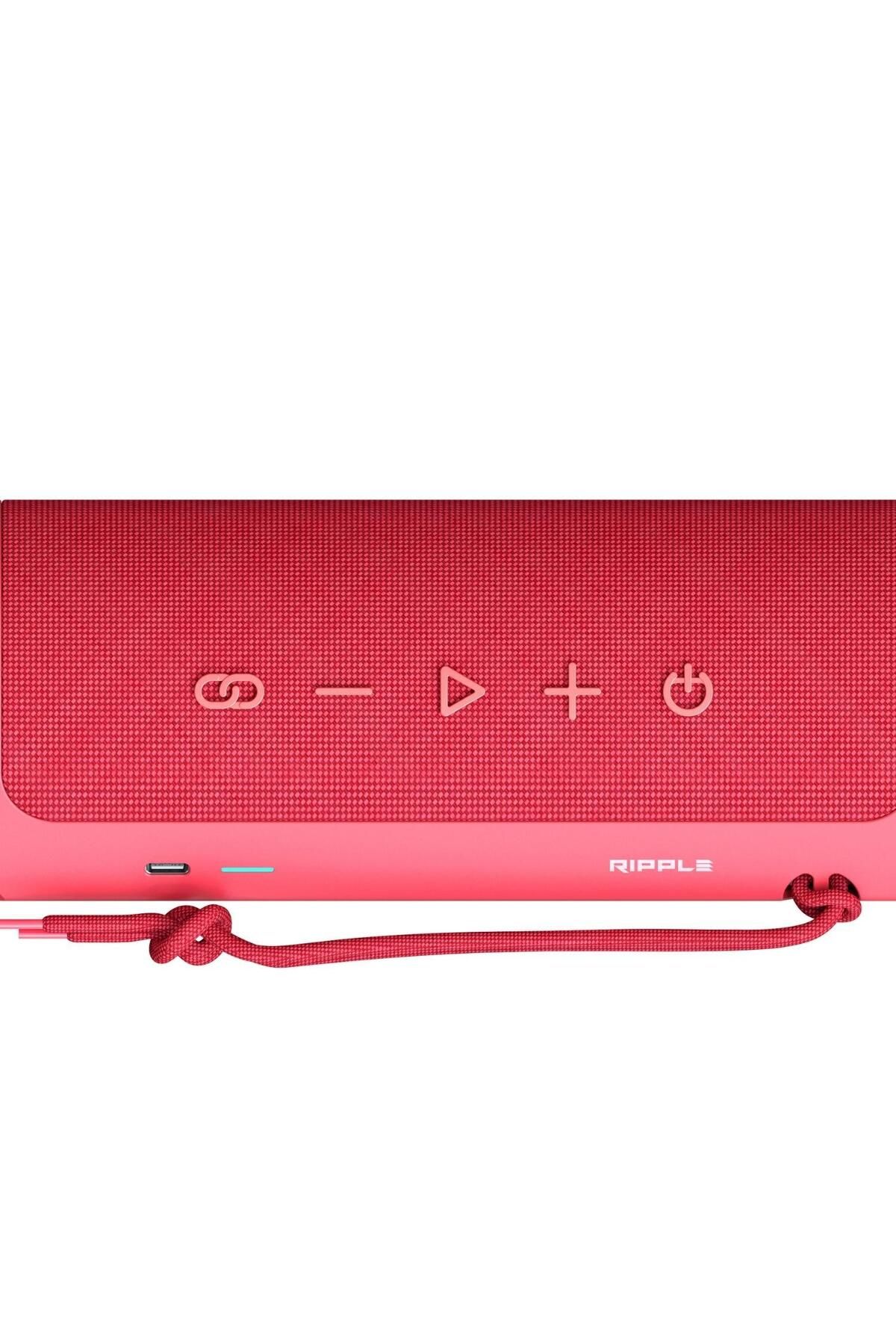 HiFuture-Red Ripple Bt 5.3 30W Ipx7 Portable Stereo Bluetooth Speaker 3