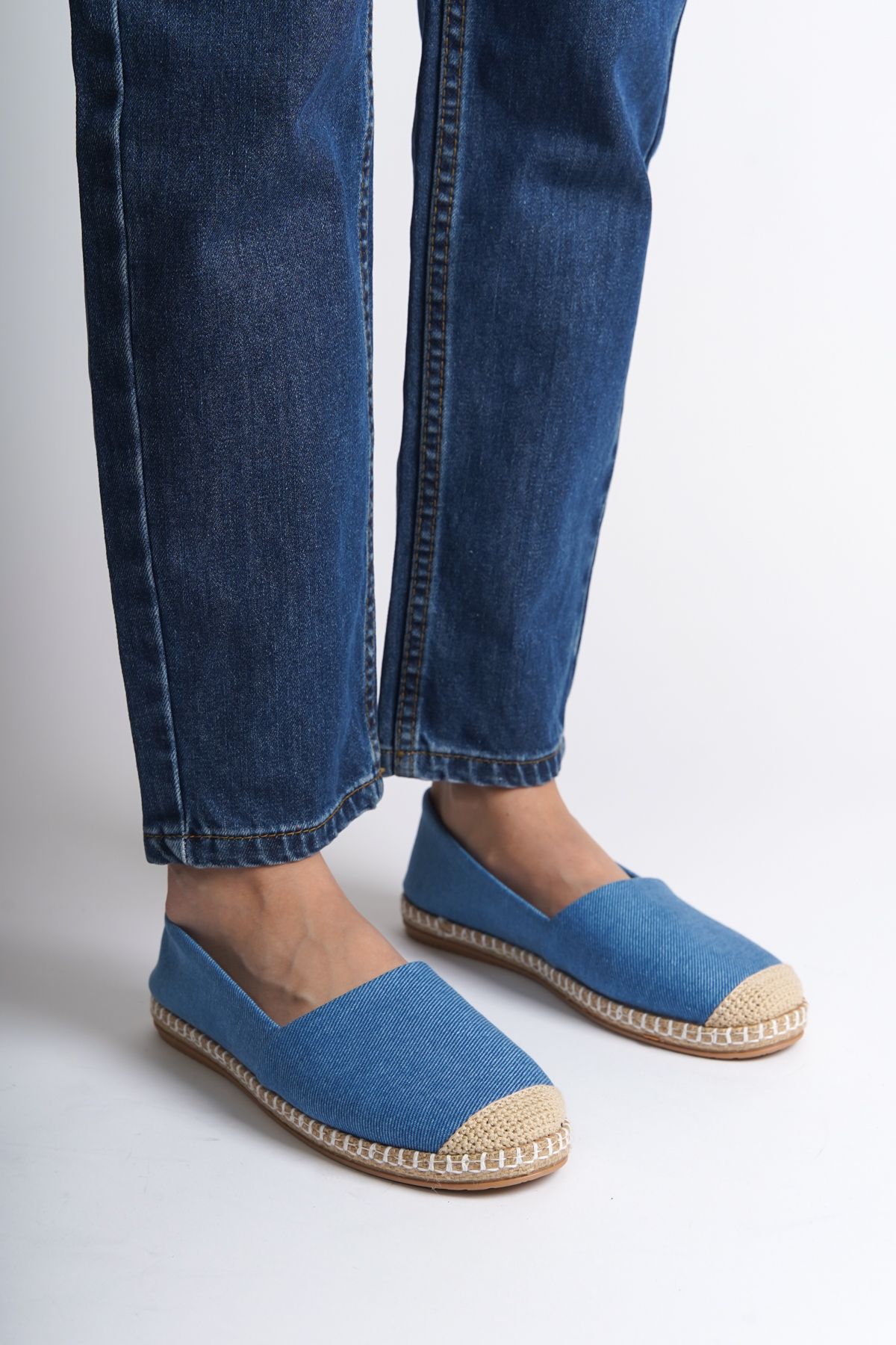 اسپادریل آبی زنانه پاسارلا اسپیدریل اورجینال Capone Outfitters