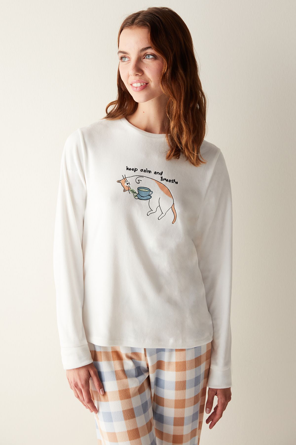 Penti-Set de pijamale Keep Calm Fuzzy 2