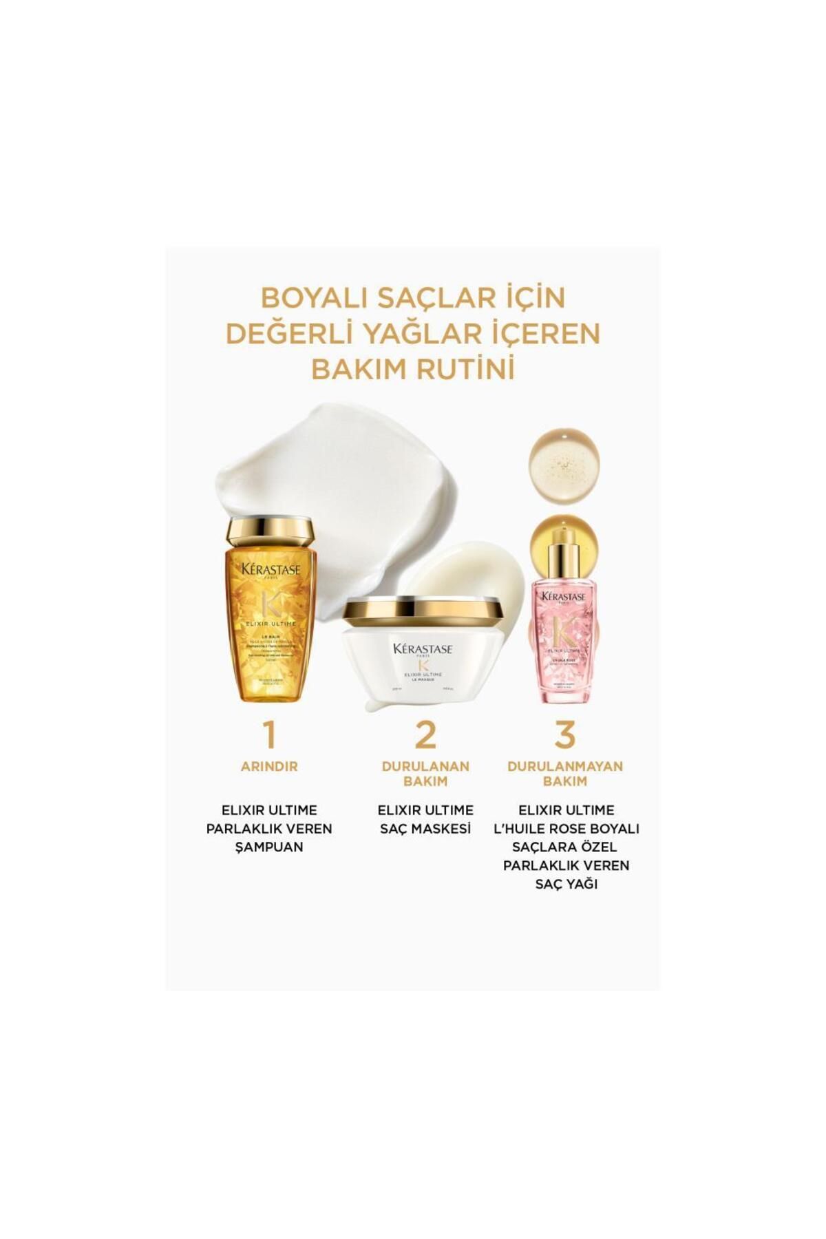 Kerastase Elixir Huile Rose Saç Bakım Yağı 100 ml 3474636624768-3