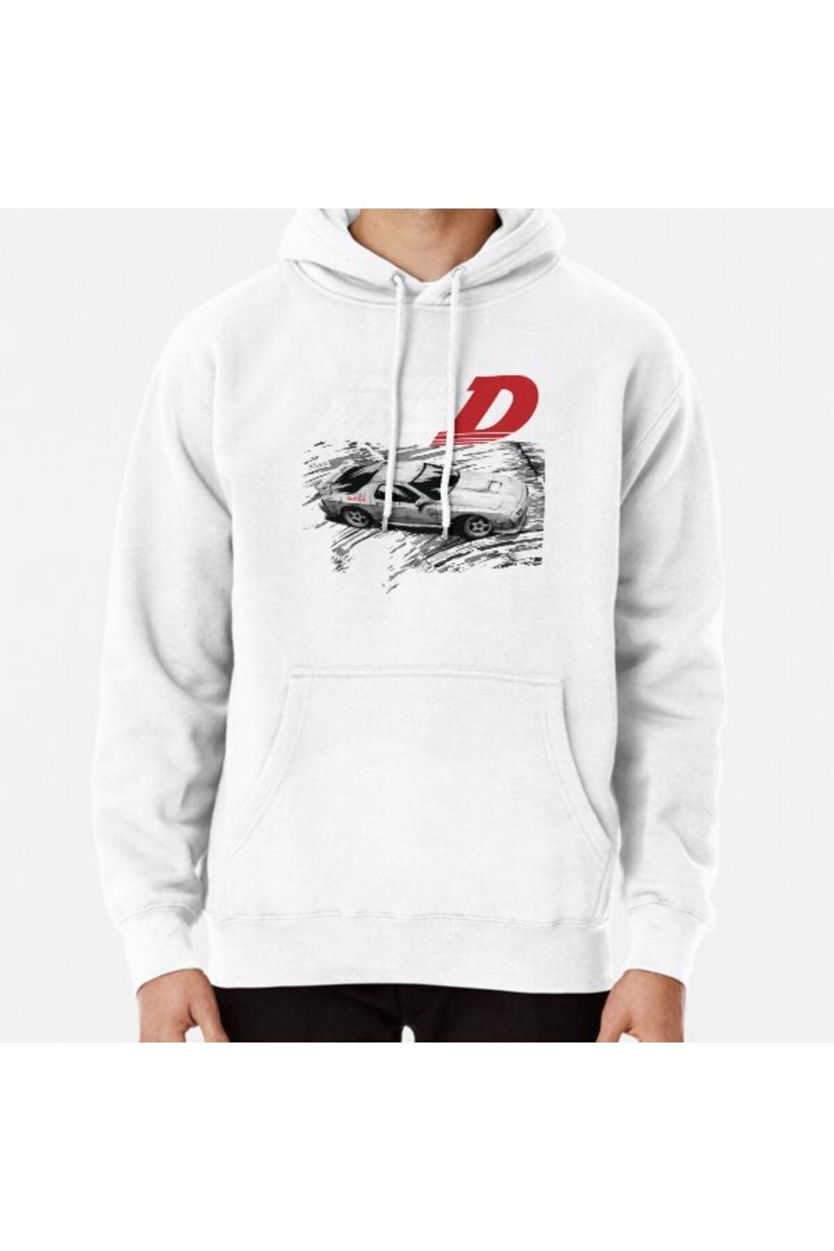 Denim Iconic-Initial D Fc Rx7 Drifting - Ryosuke Takahashi Redsuns Printed Sweatshirt 1