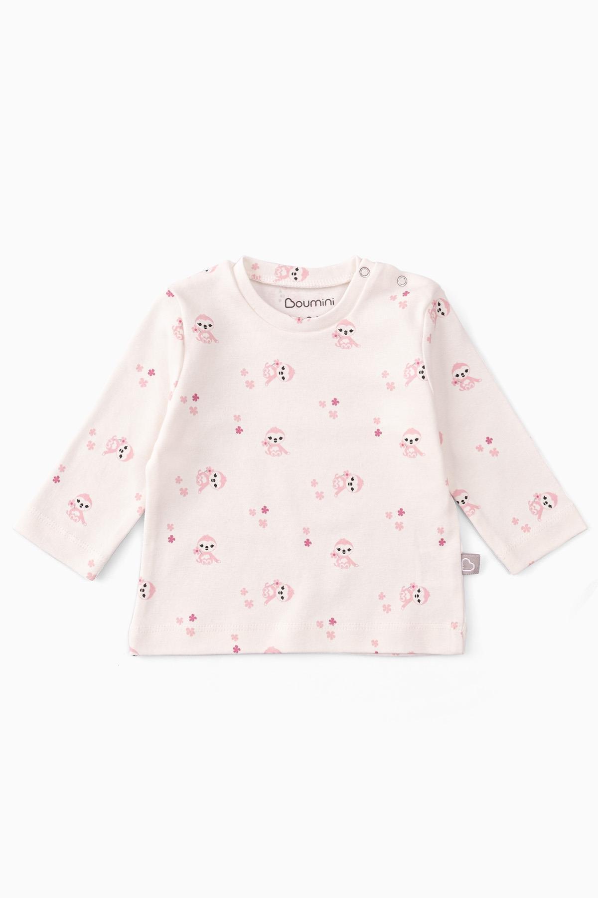 Boumini Bebek ve Çocuk Pijama Takımı Pembe Miskin fotoğrafı 4 (önizleme)