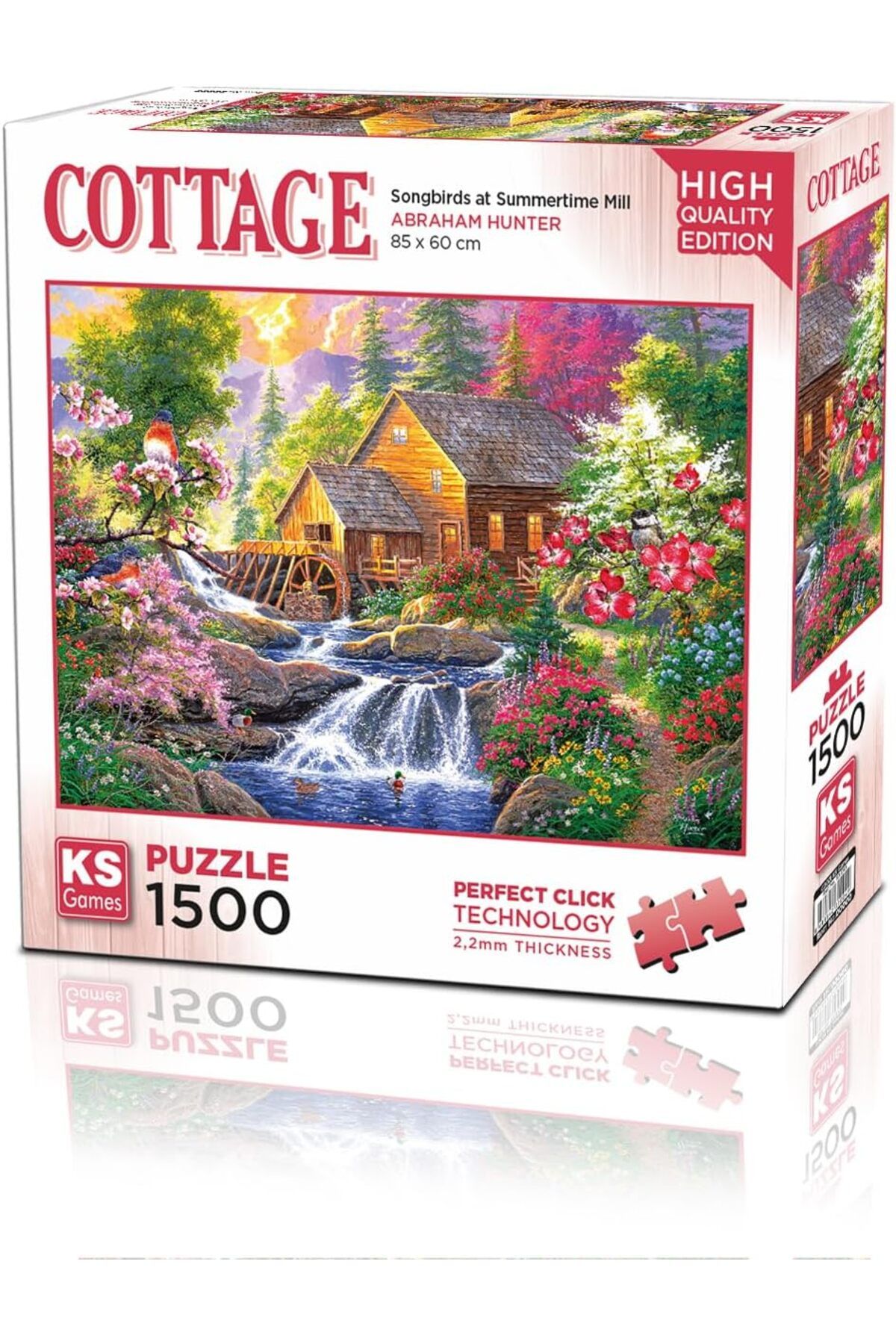 STOREMAX PrStorex Games 1500 Parça Değirmende Öten Kuşlar Puzzle LifePeri 1063348