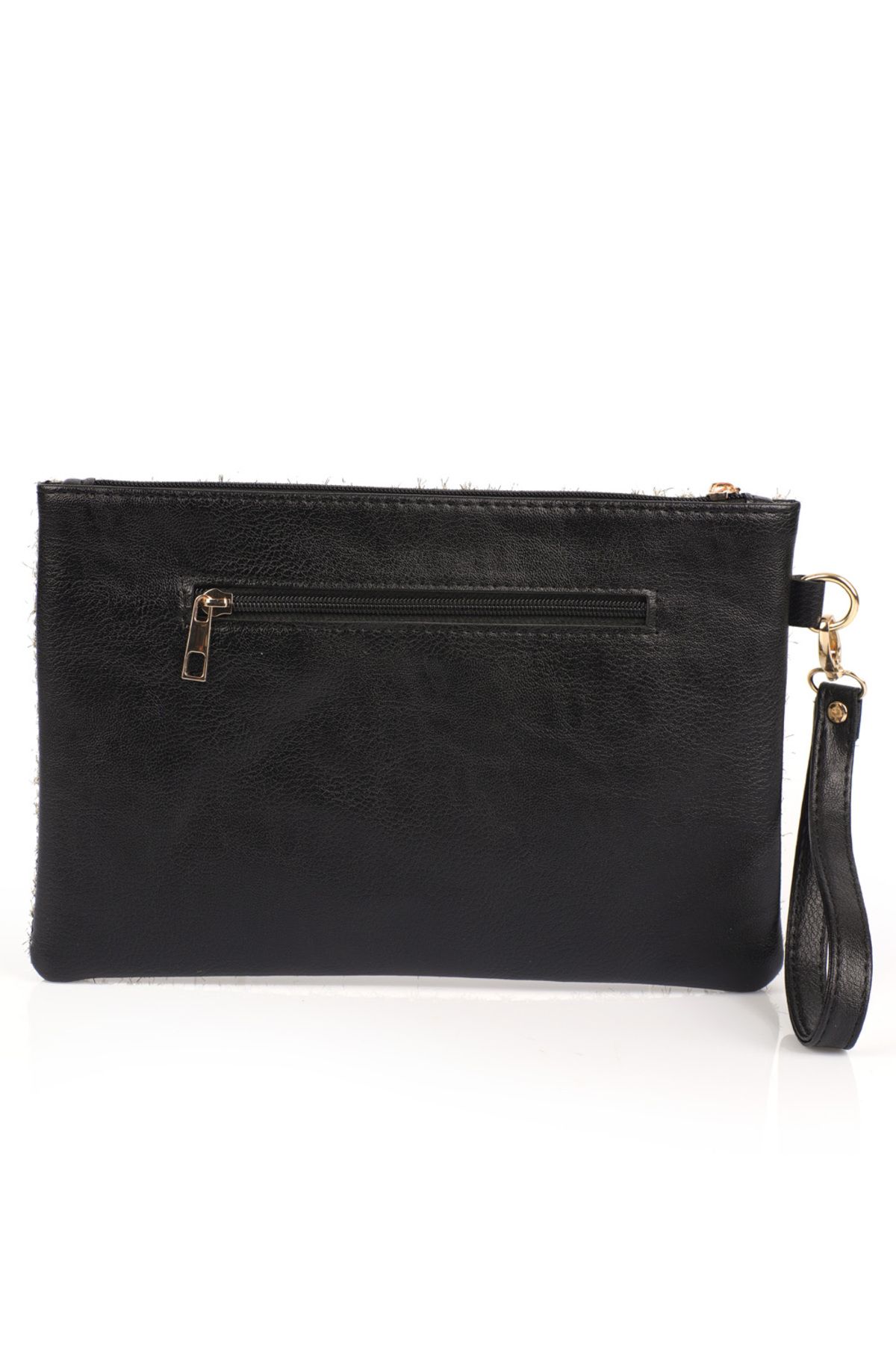 کیف پورتفولیو و کلچ مشکی زنانه کلاچ پاریس اورجینال Capone Outfitters