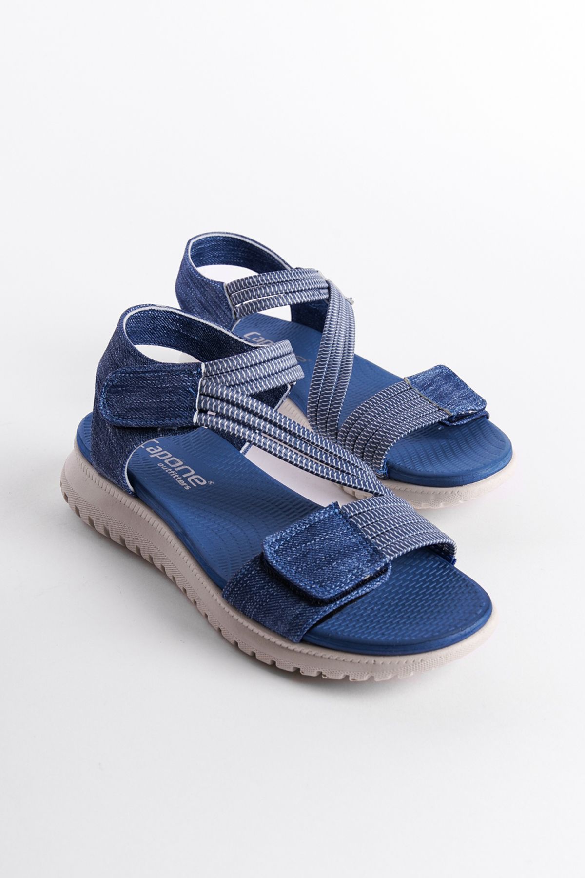 صندل آبی زنانه راحت اورجینال Capone Outfitters