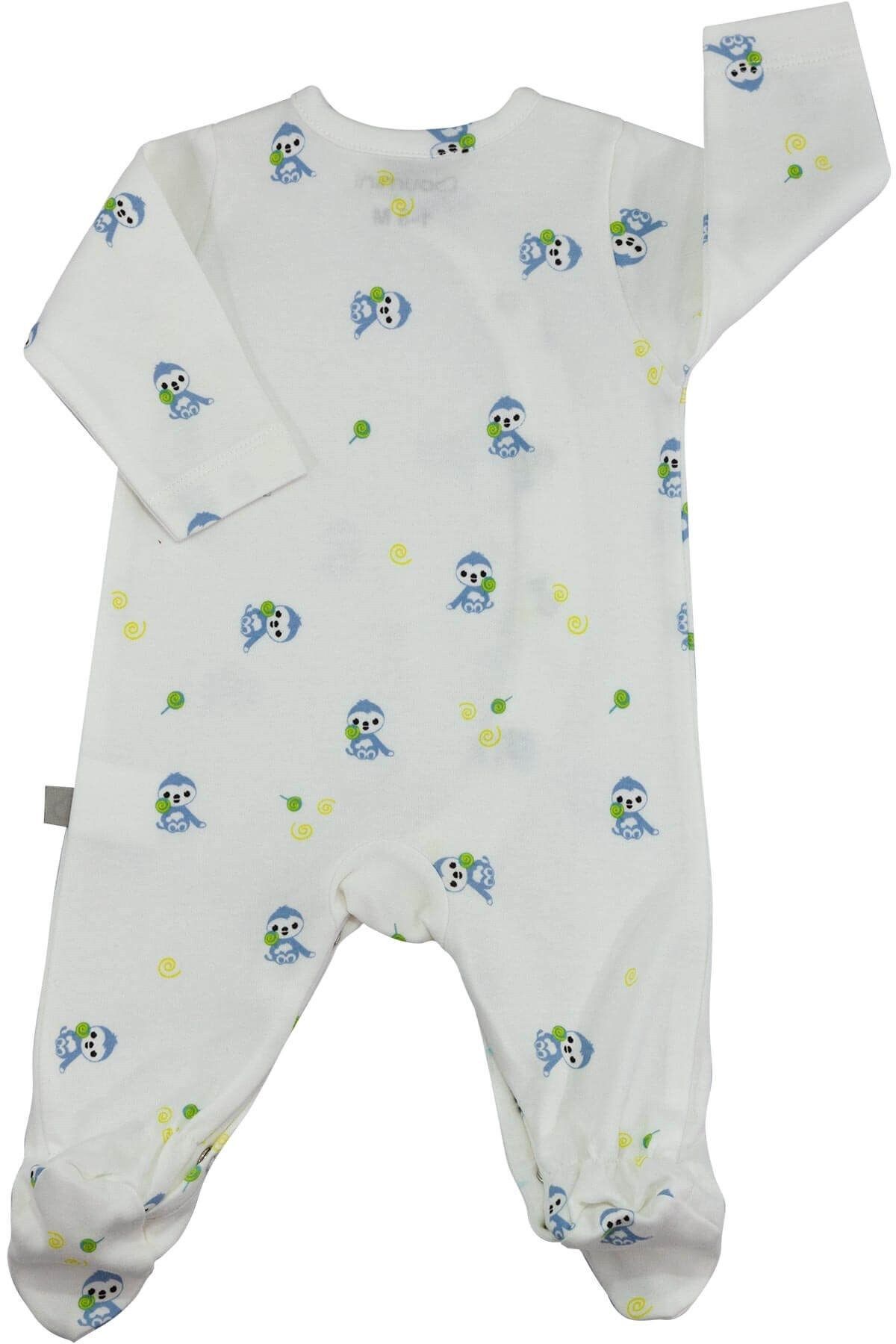 Boumini-Baby Booties Jumpsuit Blue Miskin 3