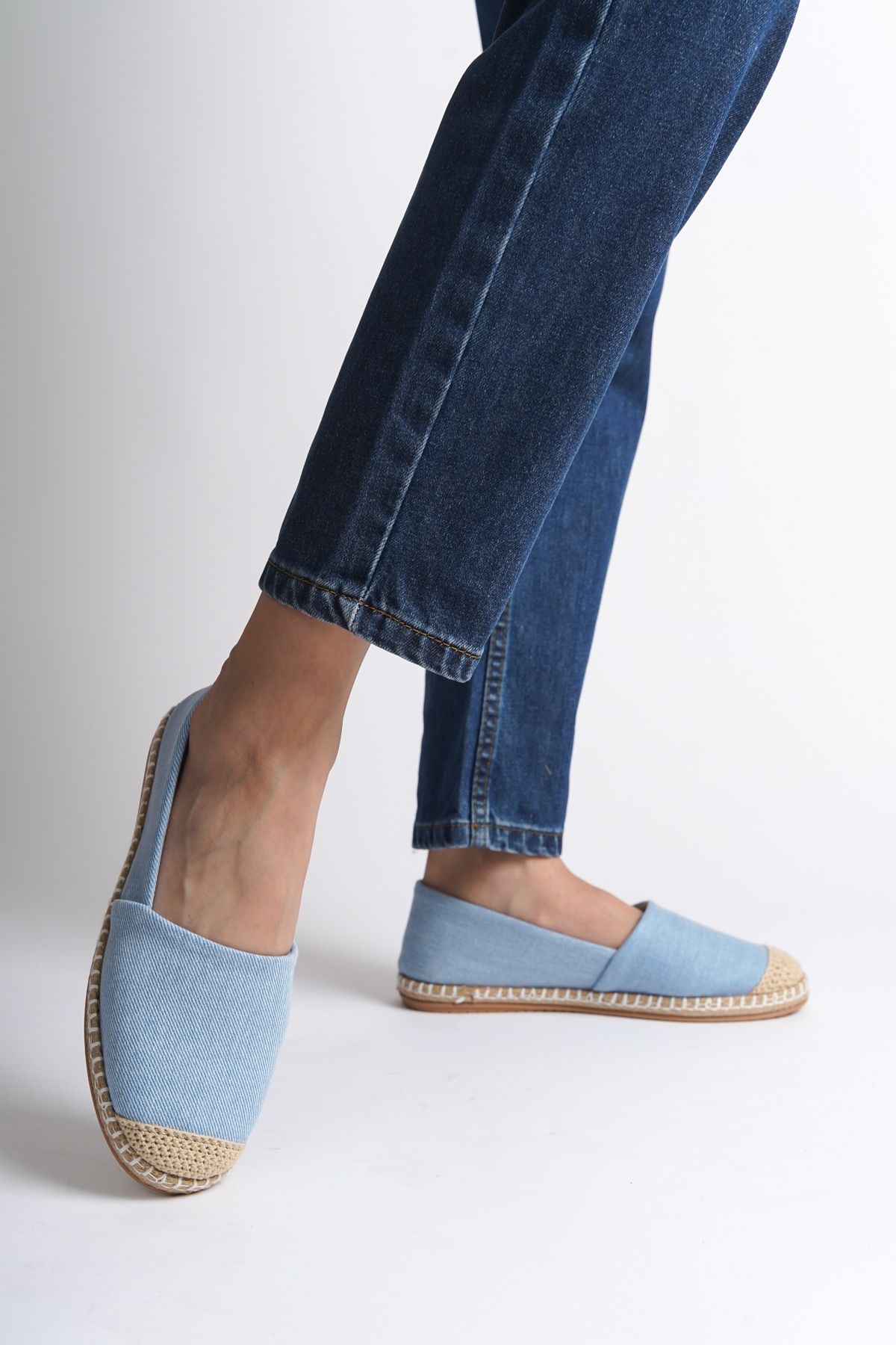 اسپادریل آبی زنانه پاسارلا اسپیدریل اورجینال Capone Outfitters