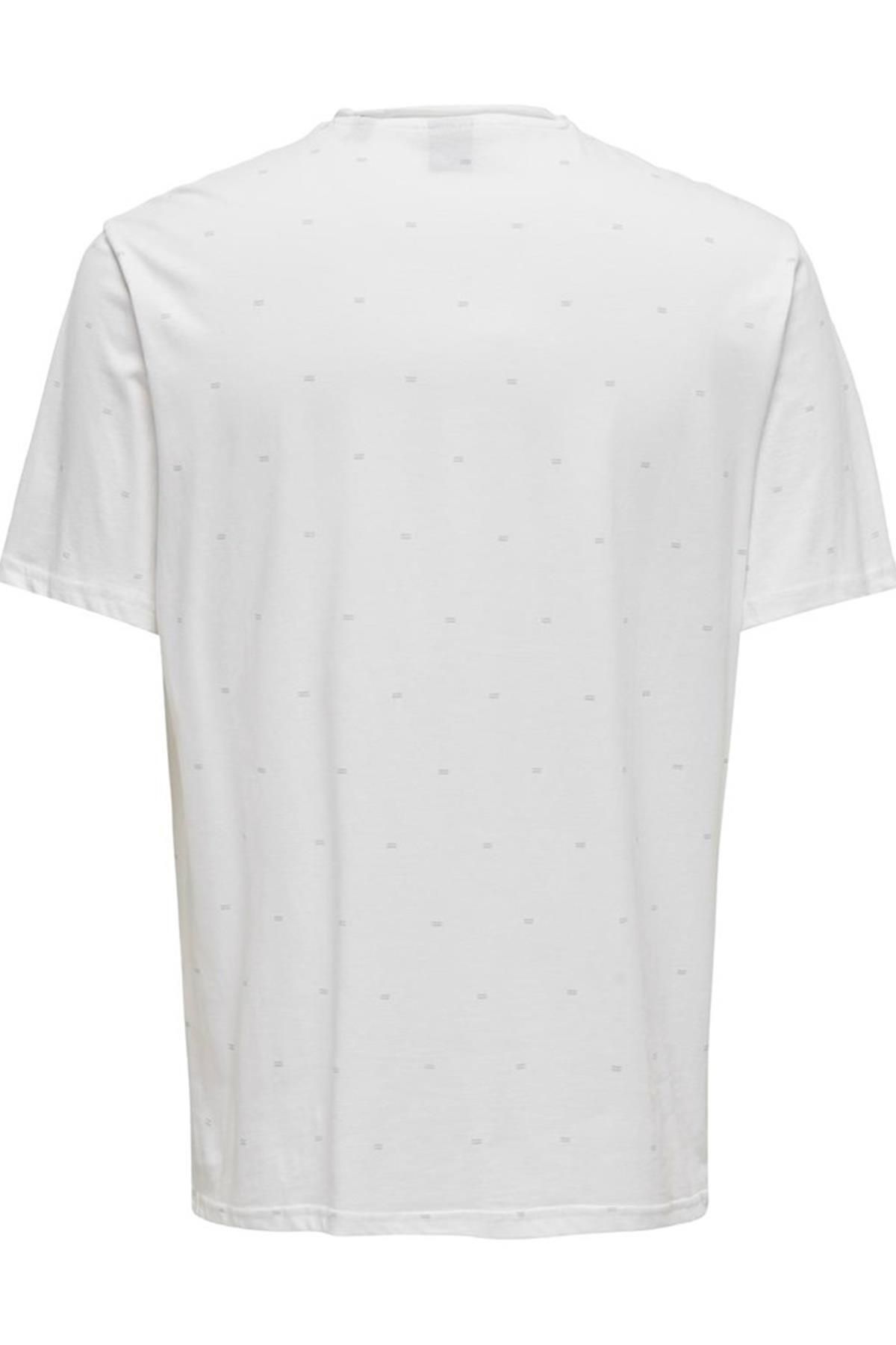 ONSMYRON LIFE REG SS DITSY TEE CS 22029480 P.WHITE Only & Sons