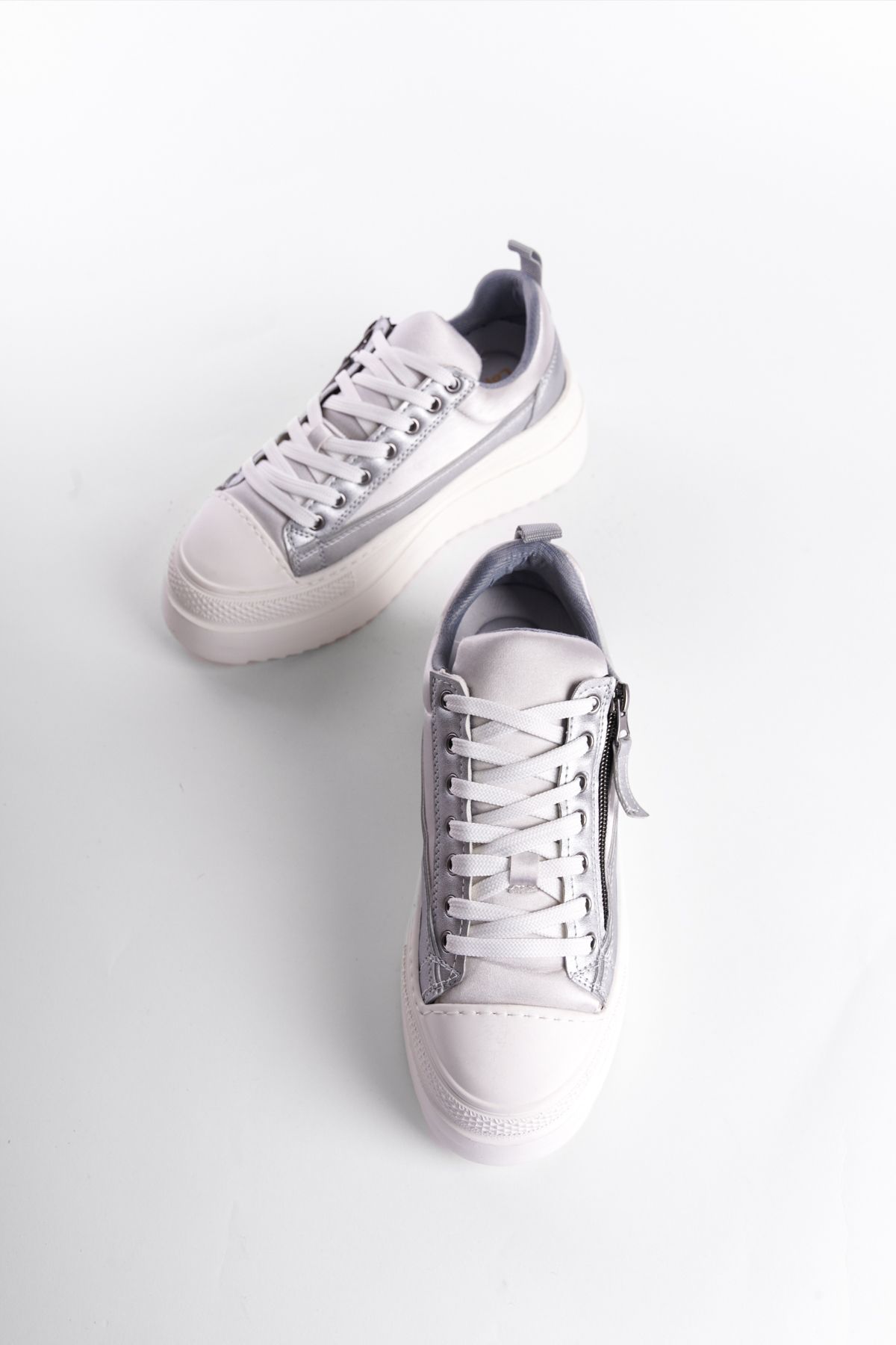 اسنیکر خاکستری زنانه کفش ورزشی اورجینال Capone Outfitters