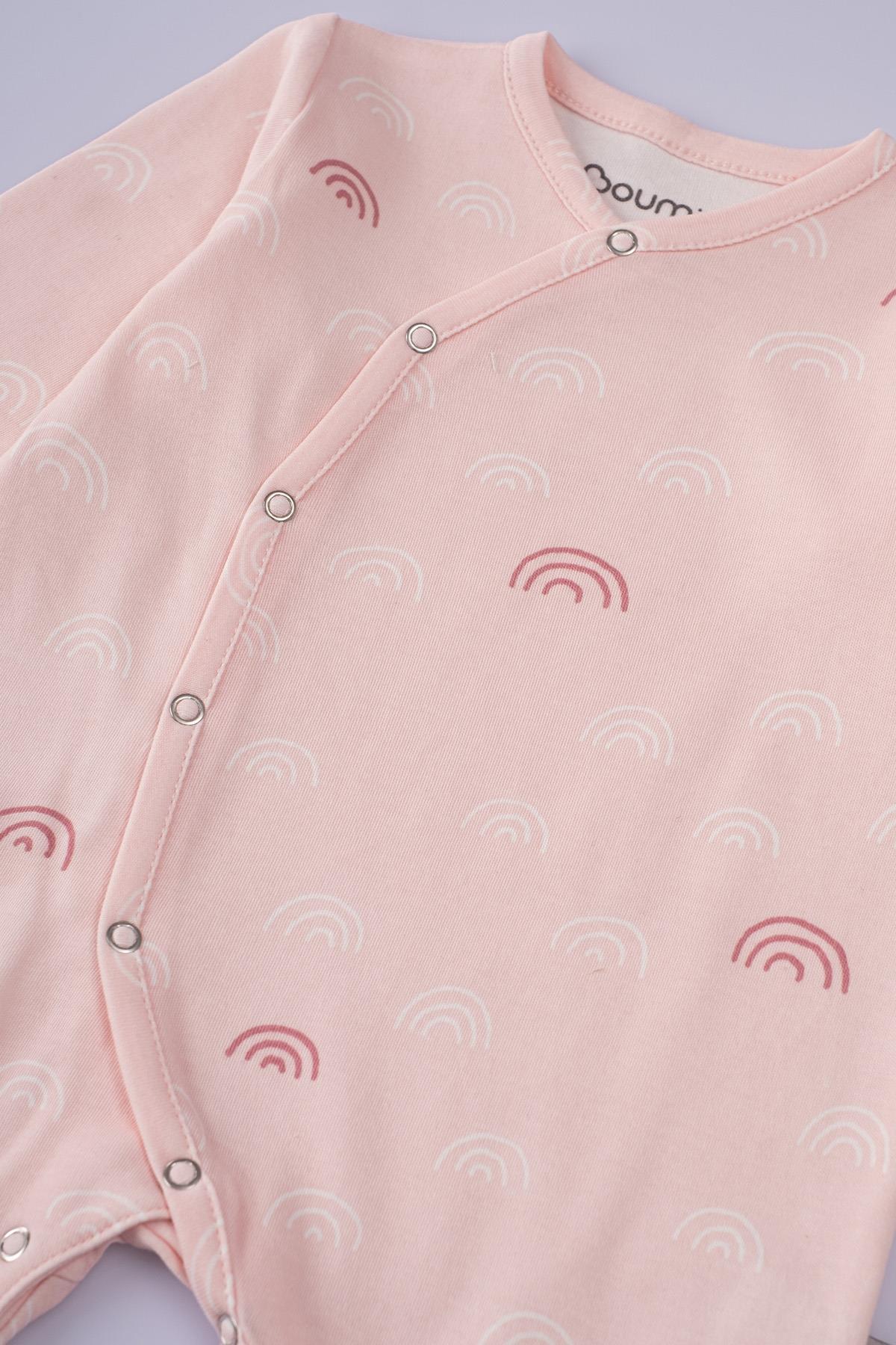 Boumini Bebek Patikli Tulum Pembe Gökkuşağı fotoğrafı 3 (önizleme)