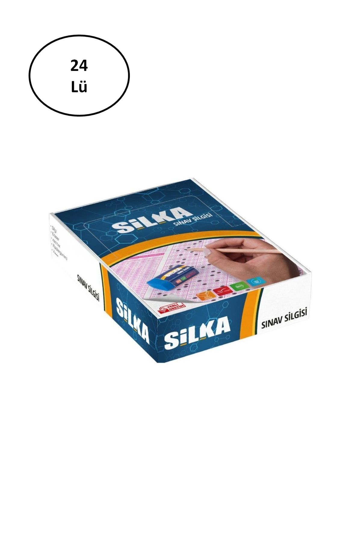 Silka-Art9 24-pack Medium Size Blue Exam Eraser 2