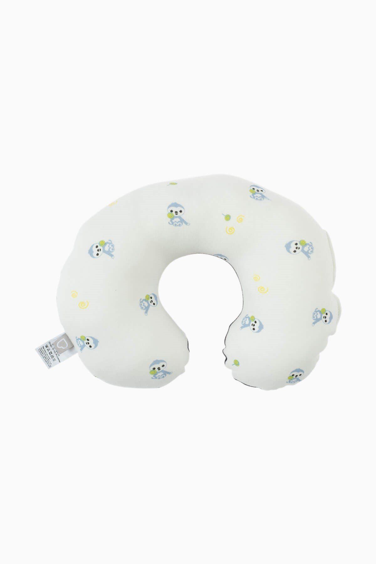 Boumini-Fabric Children's Neck Pillow Blue Muskin 27x22 Cm 1