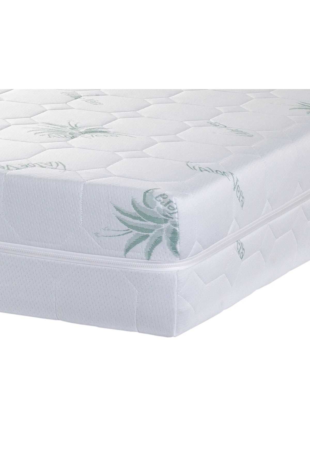 Artex-Case Aloe 80x190 Mattress Cover Protector Mattress Cover Zippered Case Quilted 3