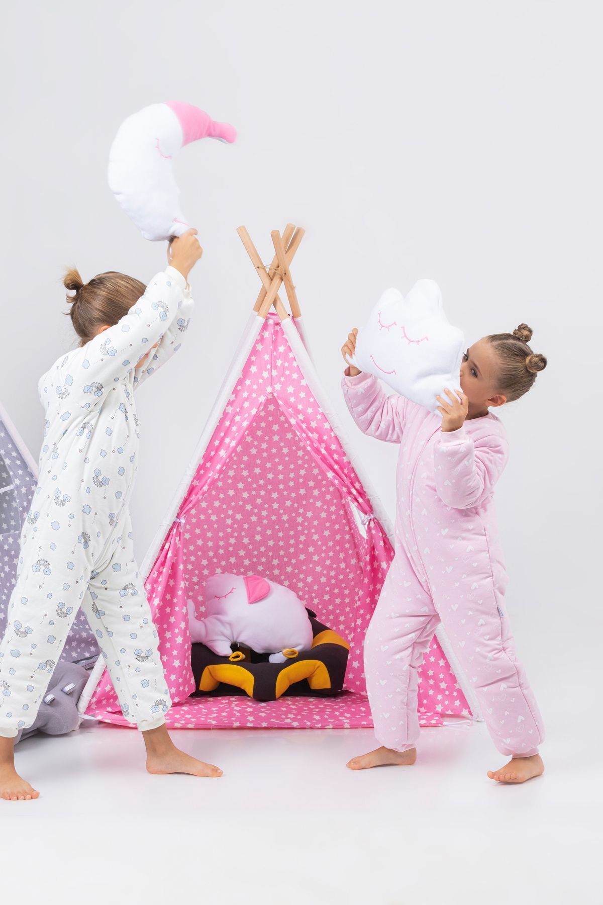 BabyModa Eğitici Oyun Arkadaşı Kızılderili Pamuklu Çocuk Oyun Çadırı fotoğrafı 7 (önizleme)