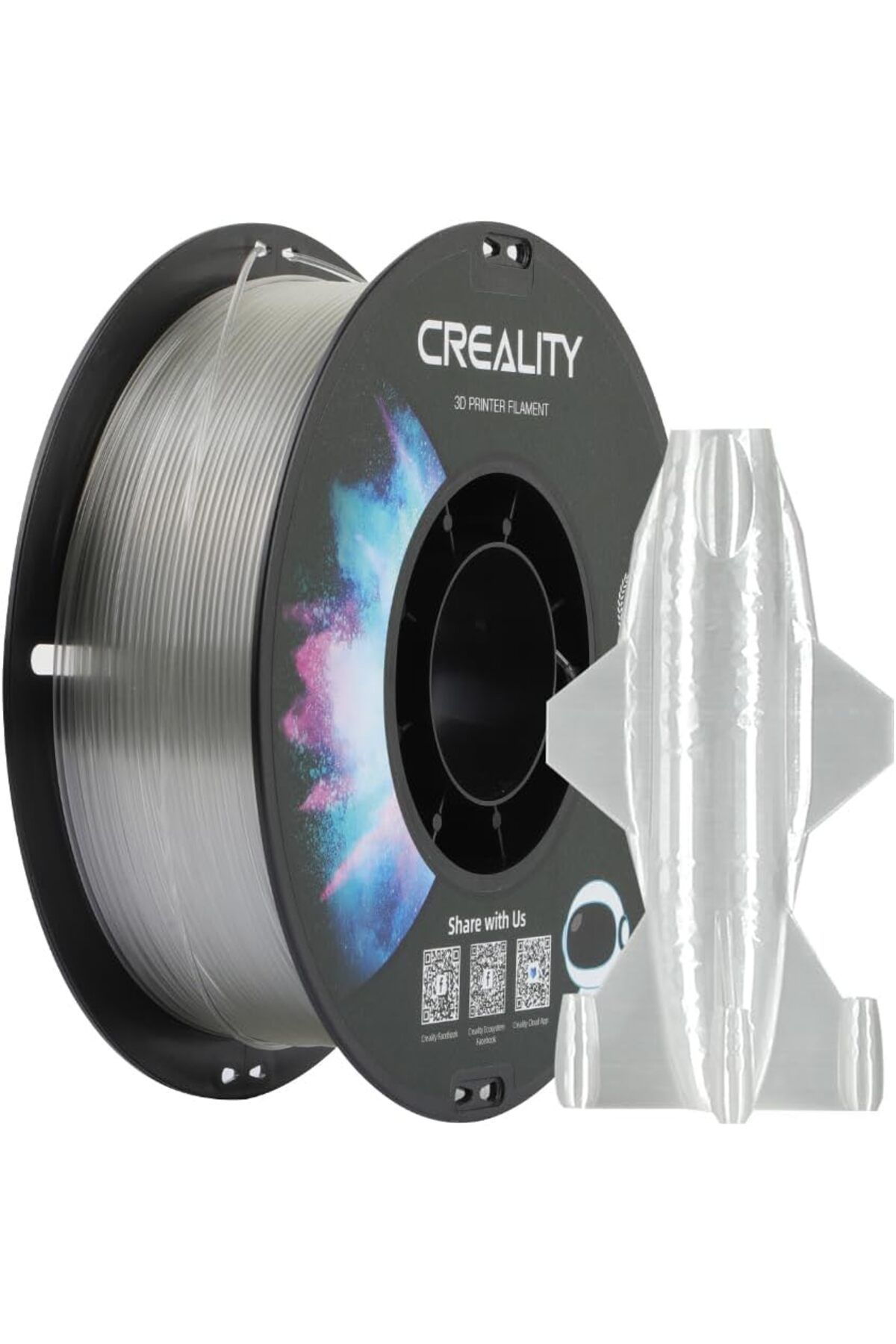 Creality Cr-petg Filament Şeffaf 1.75mm 1kg