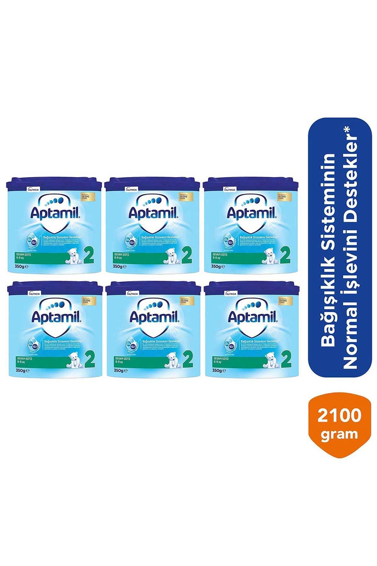 Aptamil 2 Devam Sütü 2100g 6-9 Ay