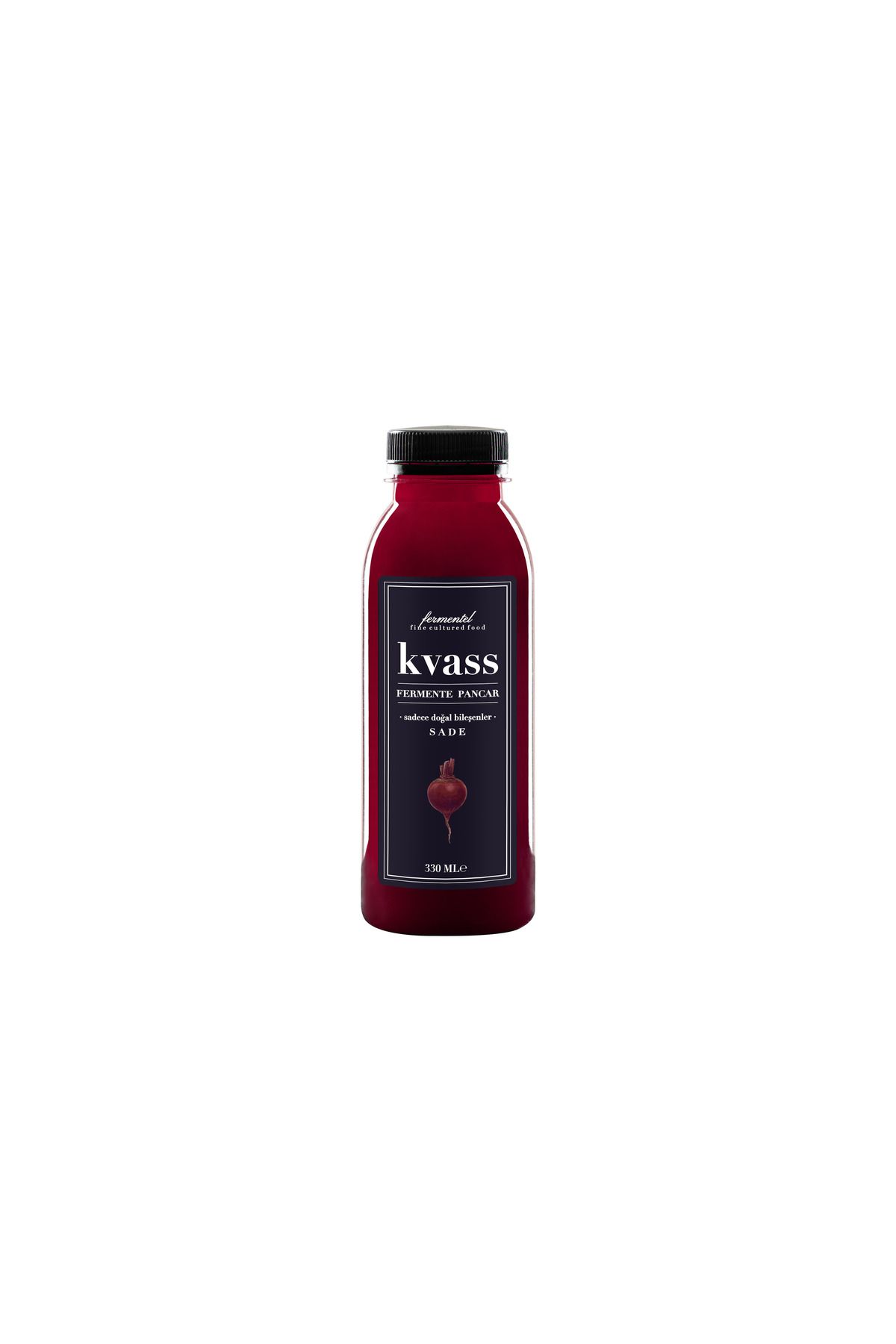 FERMENTEL Kvass sade 330 ml 24 şişe- fermente pancar