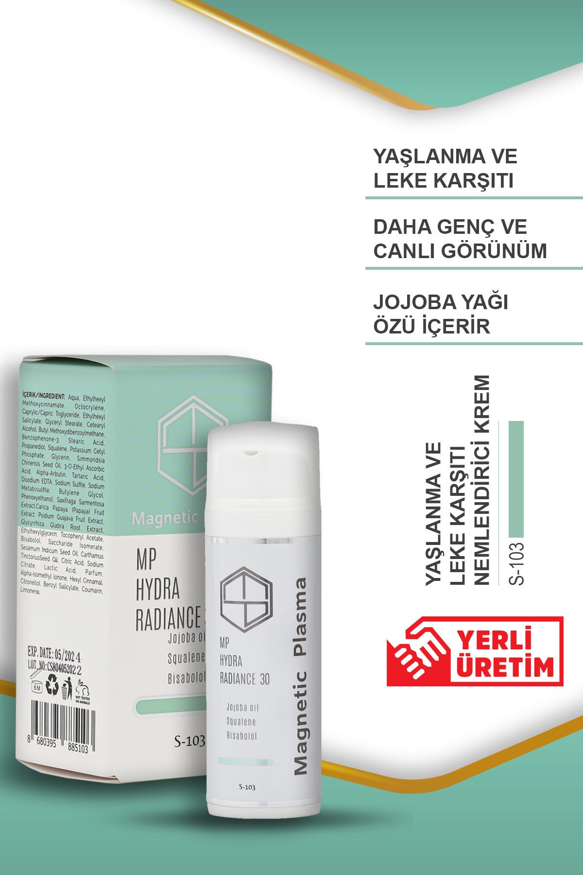 MAGNETİC PLASMA 50ml - Yaşlanma Ve Leke Karşıtı Nemlendirici