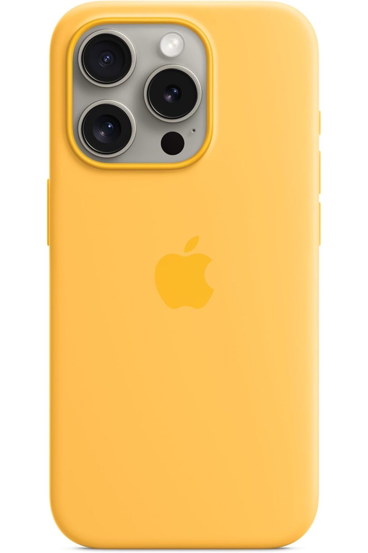 Apple-IPHONE 15 PRO SILICONE CASE WITH MAGSAFE-SUNSHINE 1