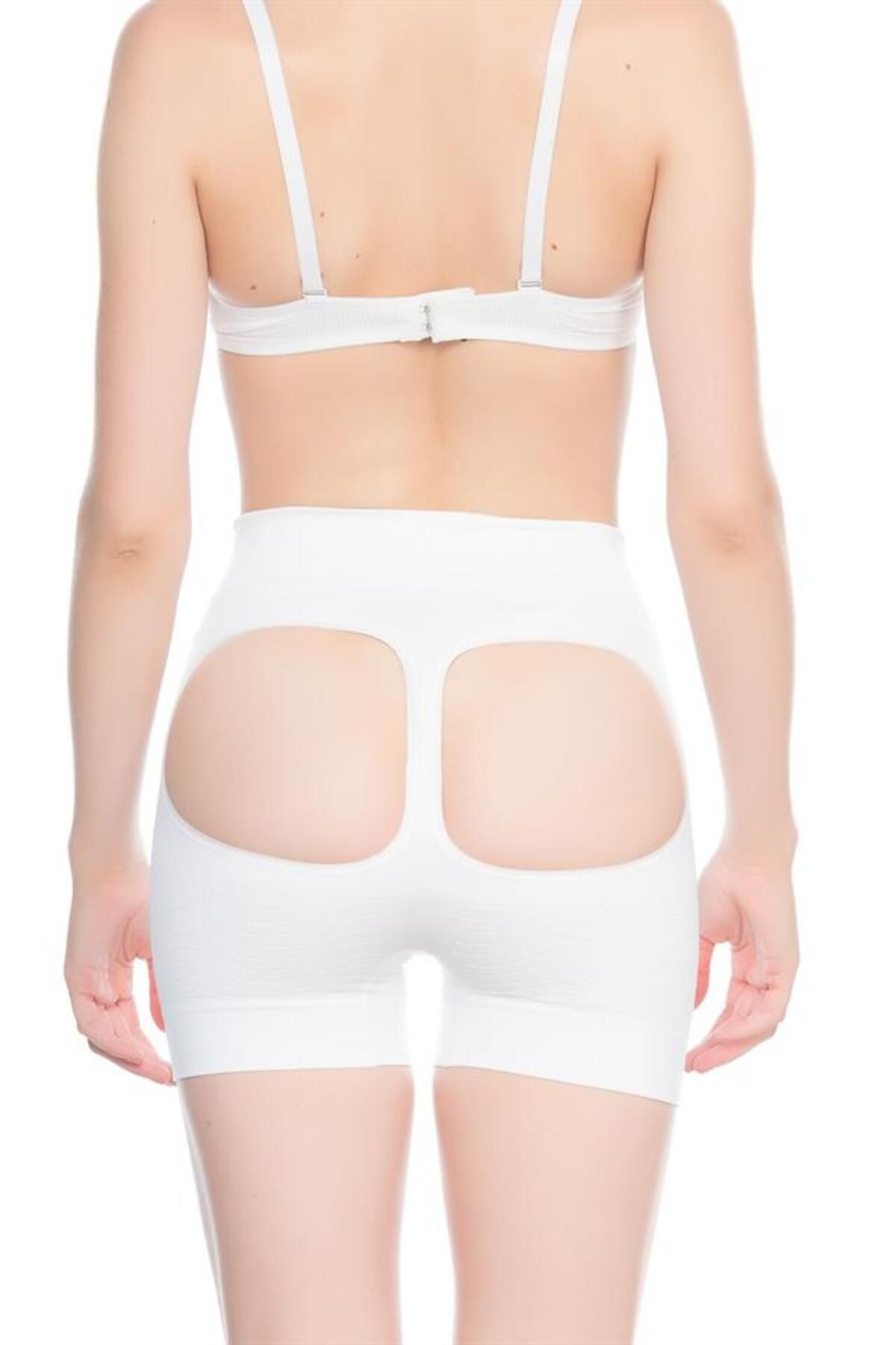 MONFERE-White Open Anti Cellulite Corset 2