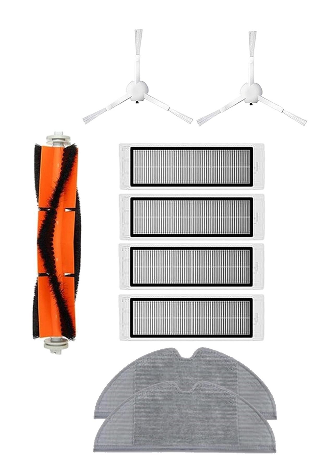 Roborge-Vestel V-bot Pro B - 9-piece Robot Vacuum Cleaner Spare Part Set, Equivalent Product 1