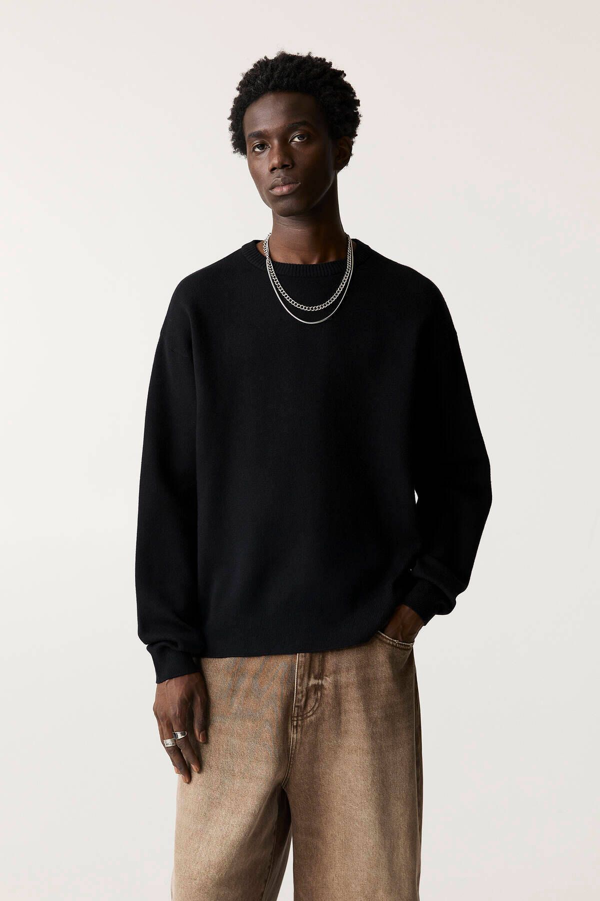 پلیور Pull & Bear Basic