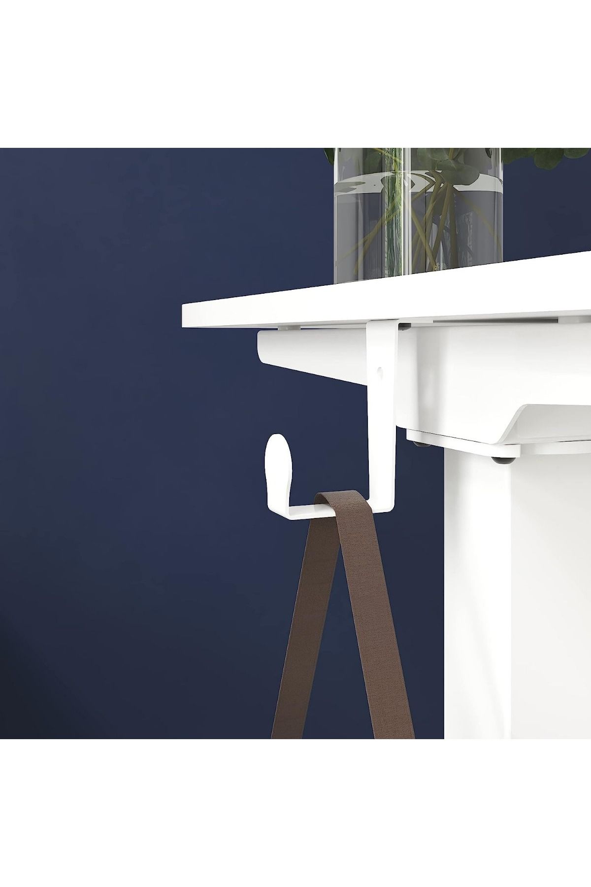 Mahmayi-Flexispot Plus Electric Height-Adjustable Desk with Charging Sockets with Table Top - White 6