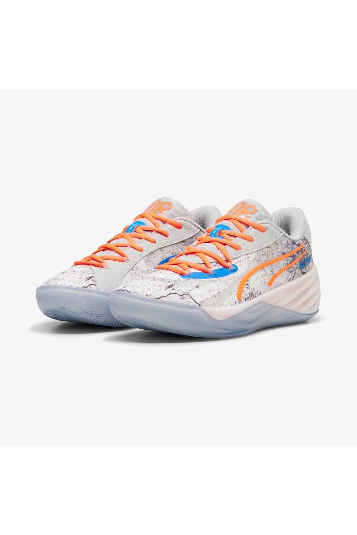 Puma-All-Pro Nitro Rj Barrett Unisex White Basketball Shoes 2