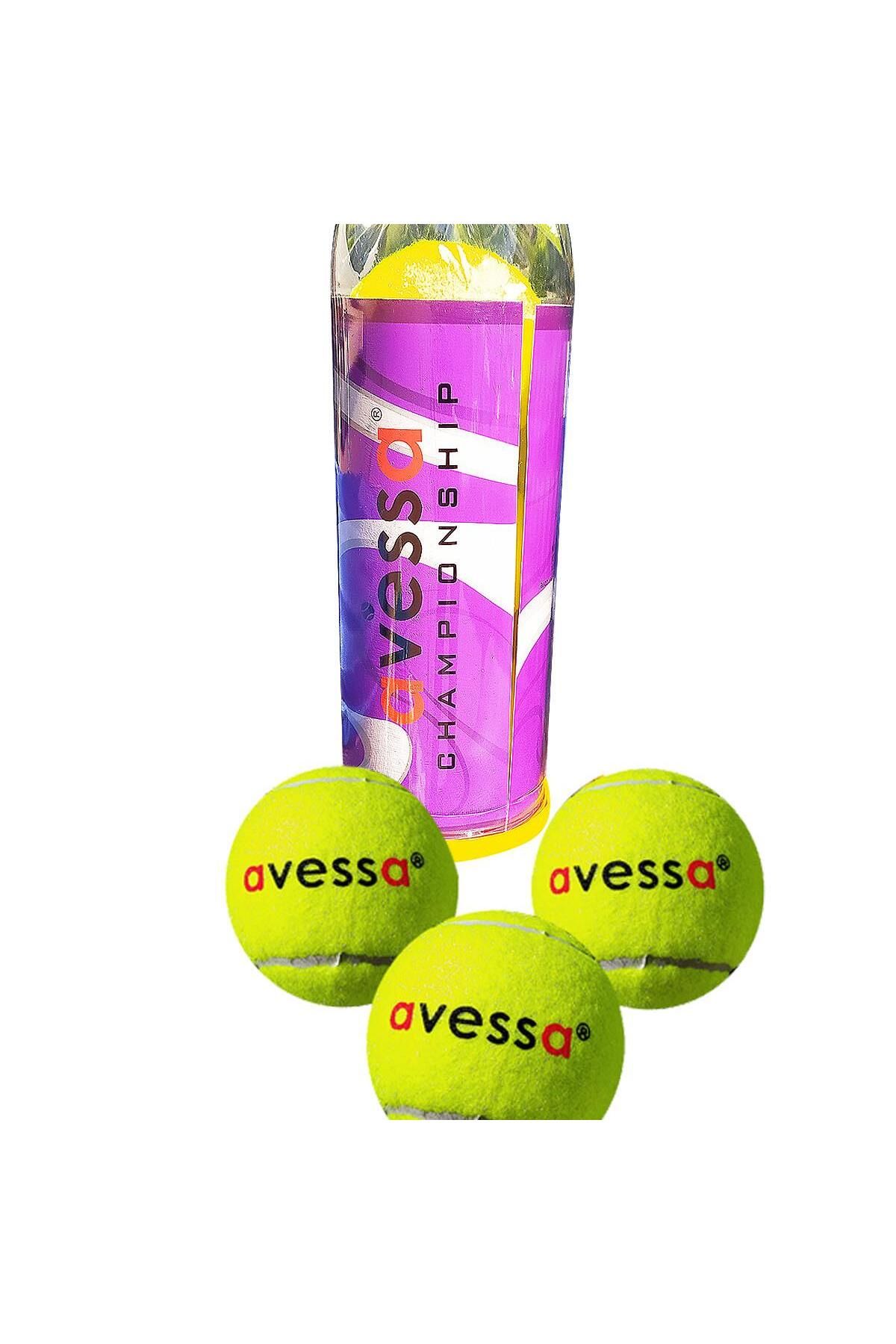 AVESSA Antrenman Tenis Topu 3 Lü Sarı Tt-600