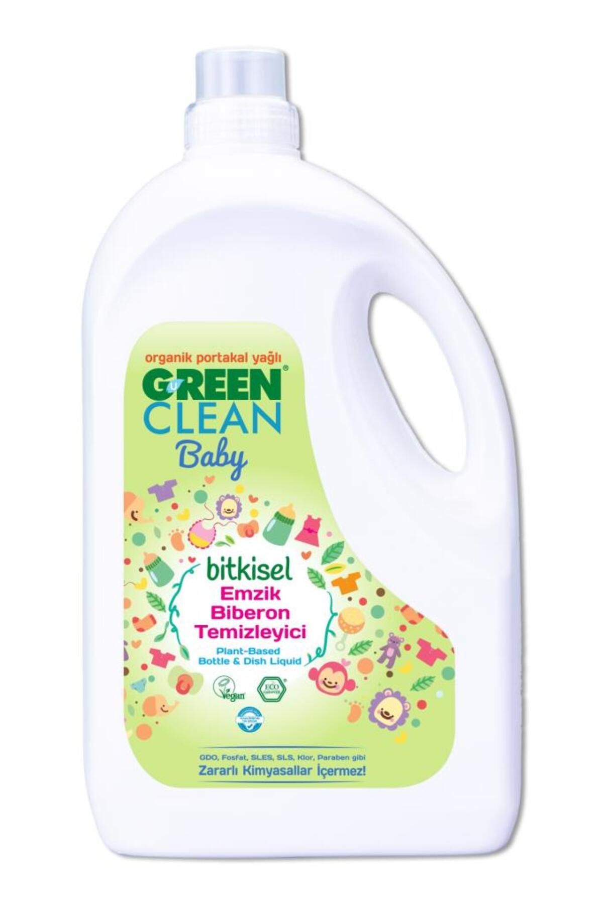 gcaksesuar Nessiworld Green Clean Baby Bitkisel Emzik Biberon Temizleyici 2750ml