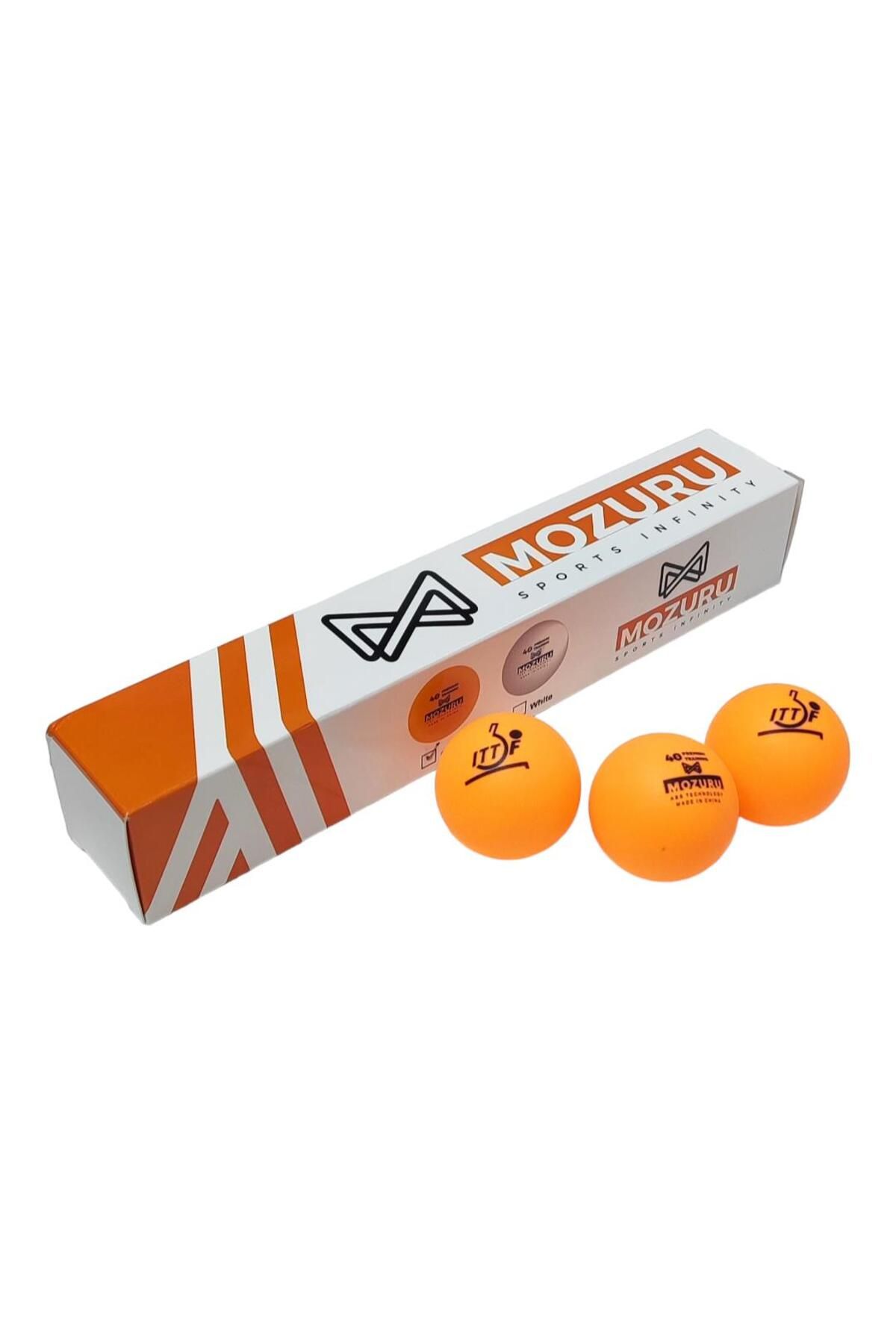 AVESSA Mozuru Mzr006-org Ittf Onaylı Turuncu Pinpon Topu 6lı