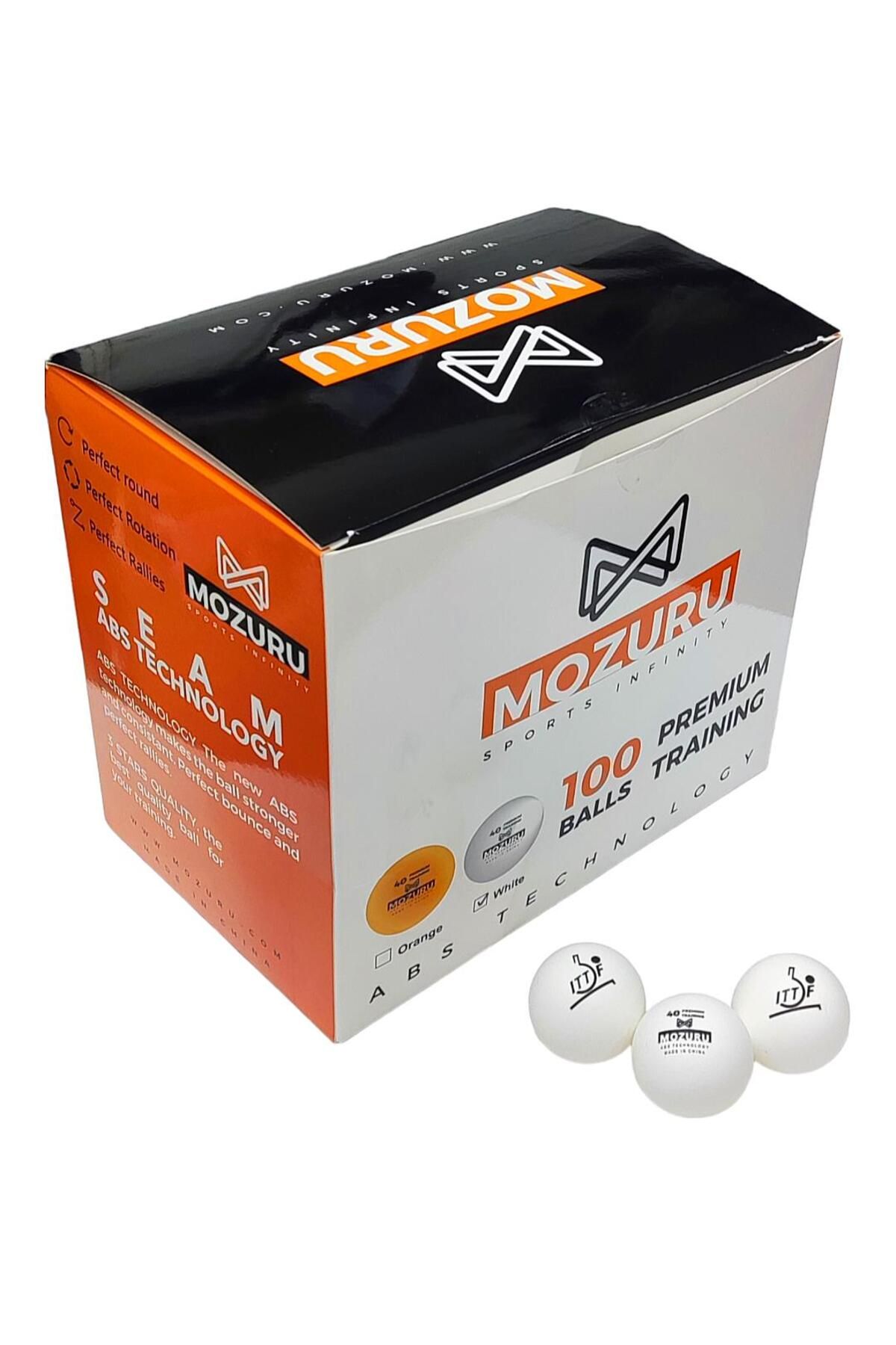 AVESSA Mozuru Mzr100-wht Ittf Onaylı Beyaz Pinpon Topu 100lü