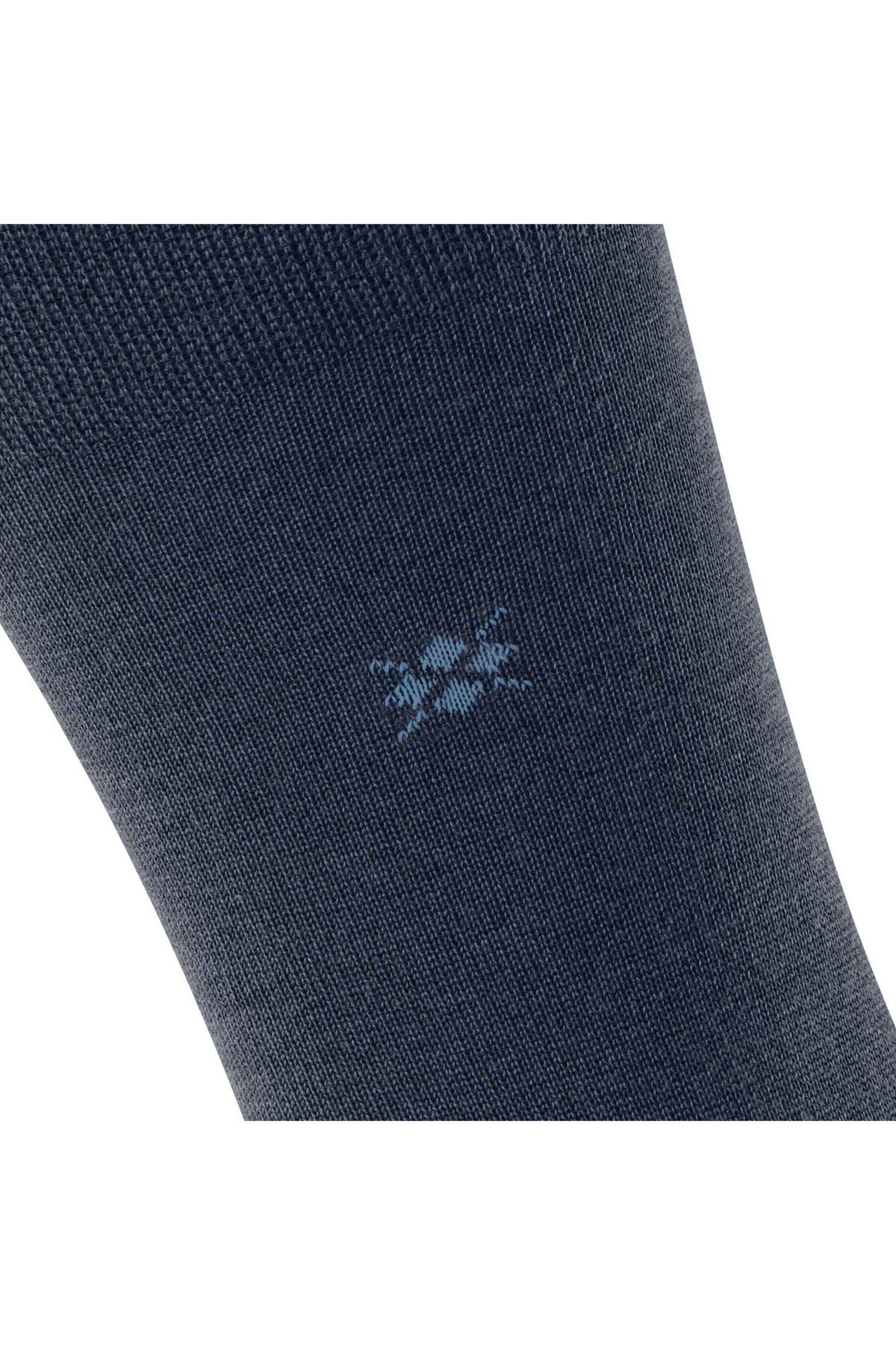 Burlington-Herren Socken LEEDS – Schurwolle, Logo, Uni, Einheitsgröße, 40–46 4